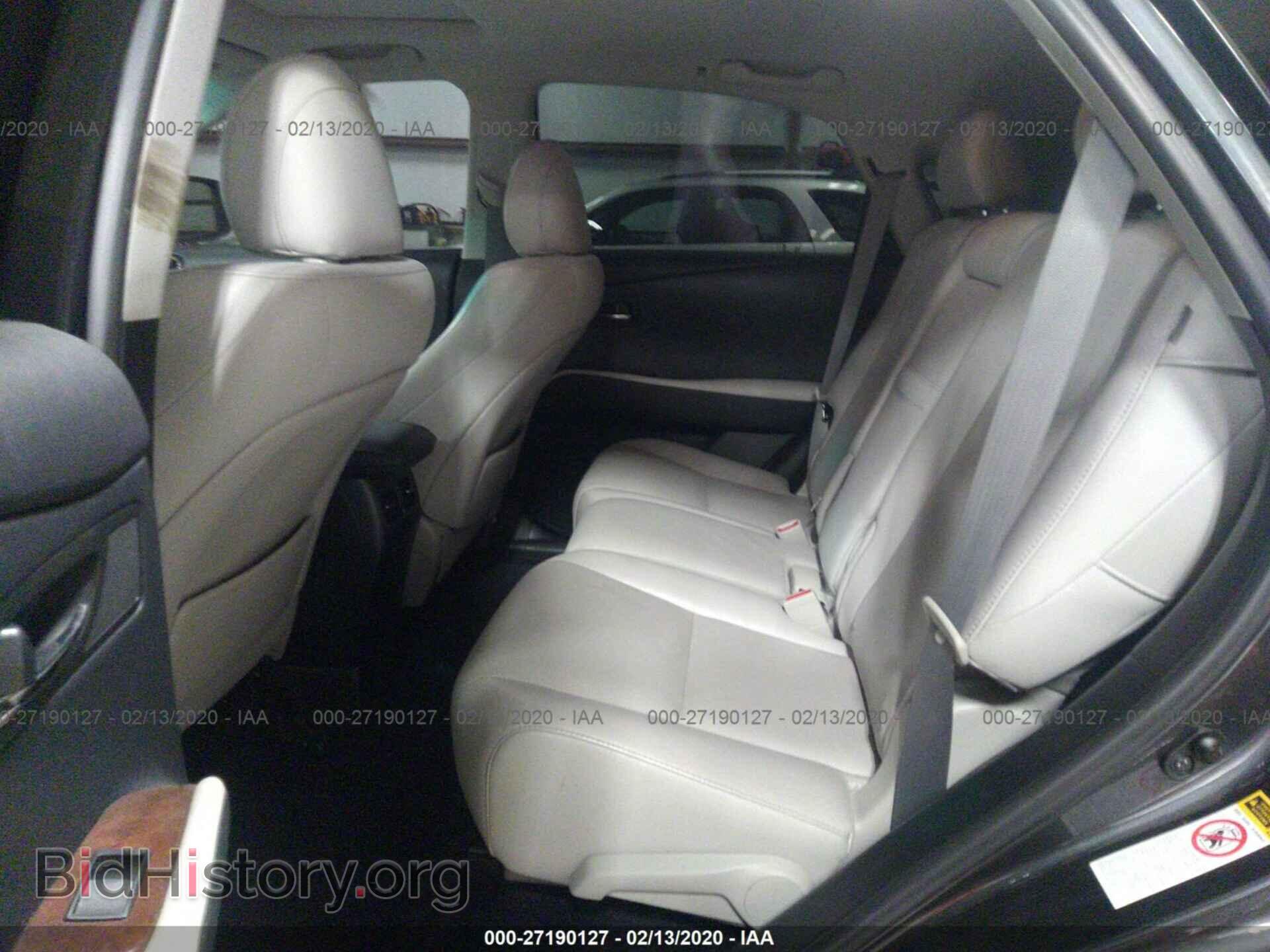 2011 LEXUS RX - VIN: JTJBC1BA6B2421706 - Фото 8