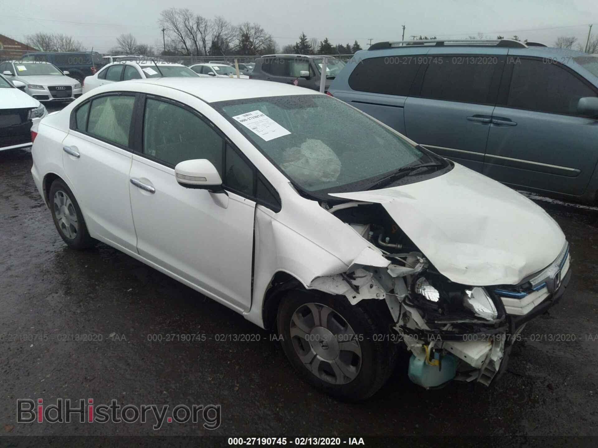 Photo JHMFB4F34CS000958 - HONDA CIVIC 2012