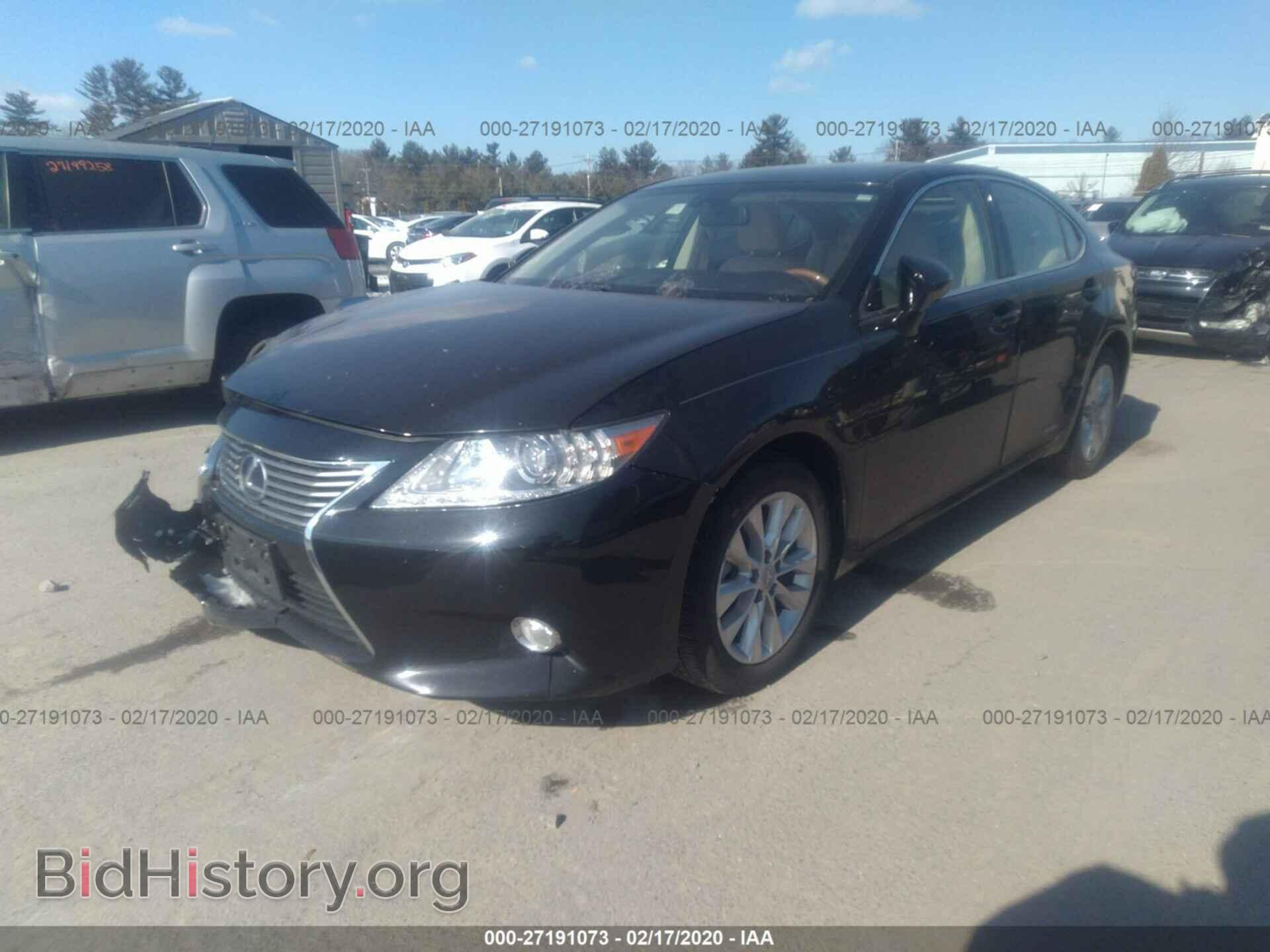 2013 LEXUS ES 300H - VIN: JTHBW1GG2D2038113 - Фото 2