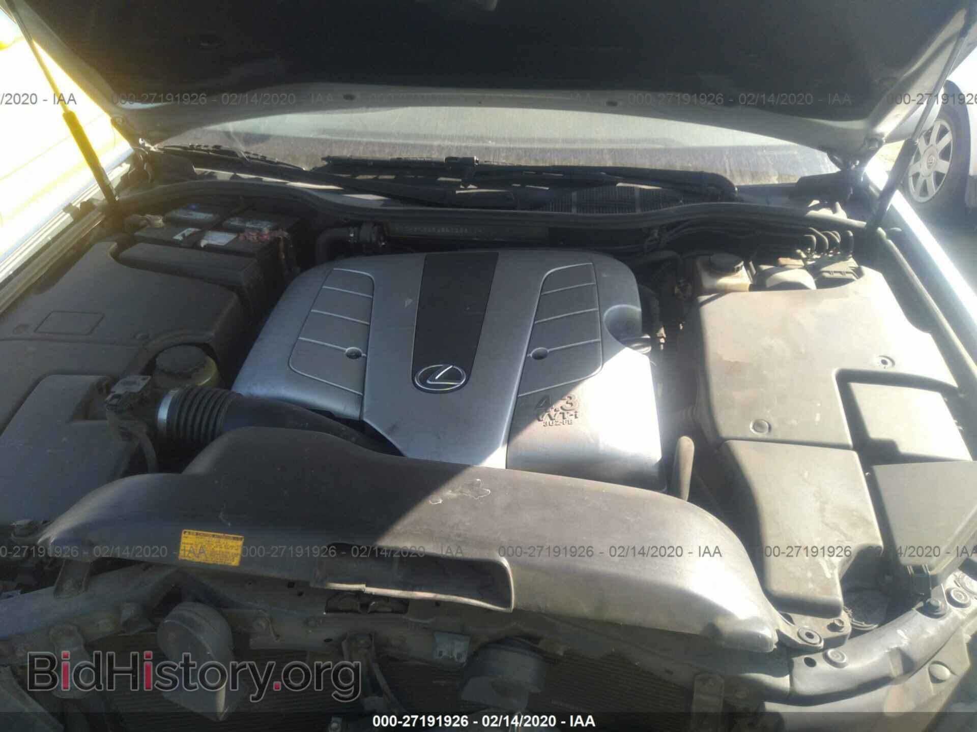 2005 LEXUS LS - VIN: JTHBN36F655025811 - Фото 10