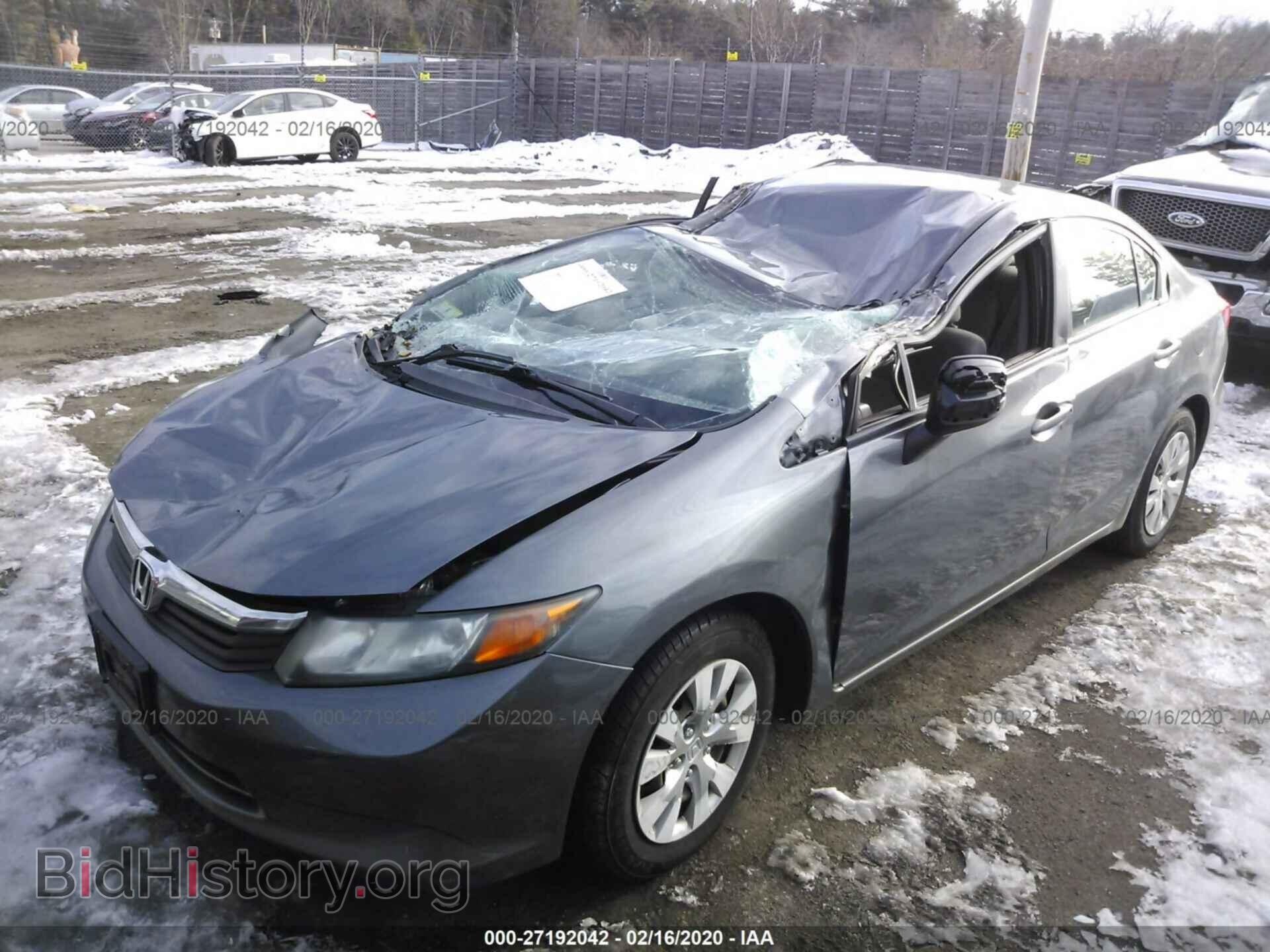 2012 HONDA CIVIC - VIN: 19XFB2F53CE327765 - Фото 2