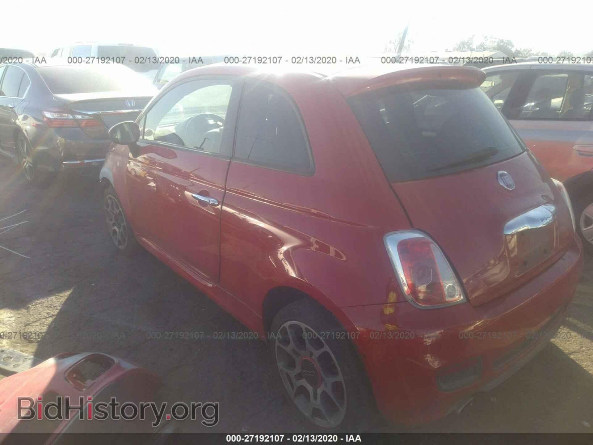 2014 FIAT 500 - VIN: 3C3CFFBR8ET291565 - Фото 3