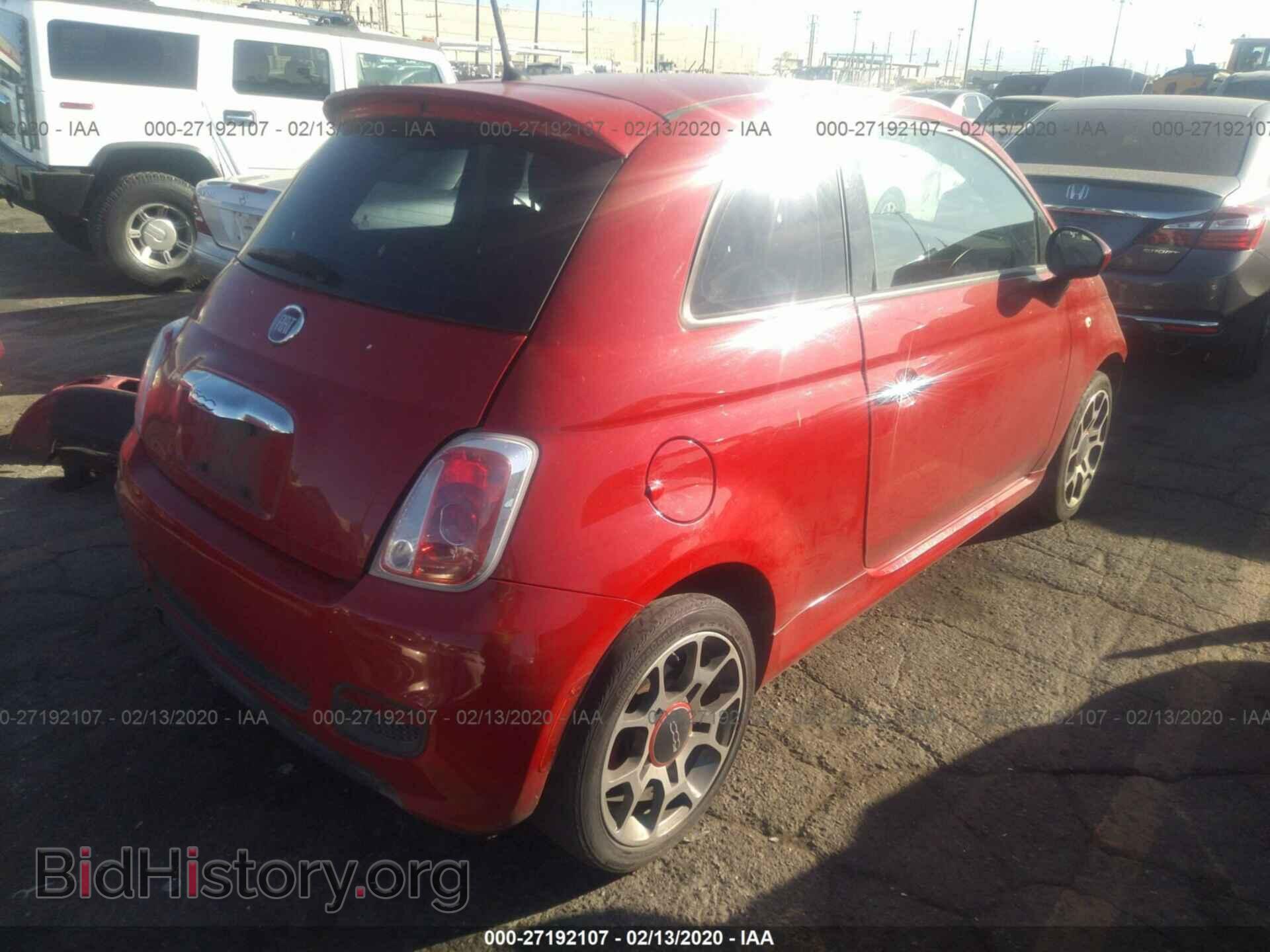 2014 FIAT 500 - VIN: 3C3CFFBR8ET291565 - Фото 4