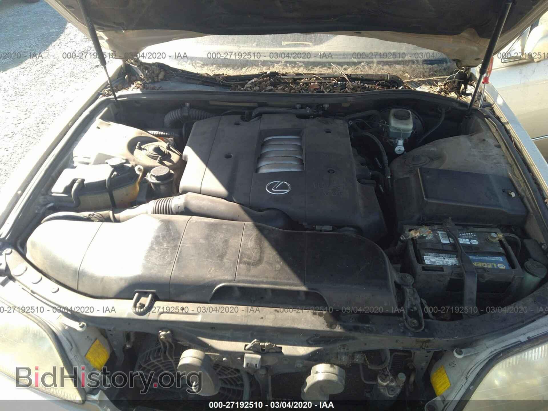 2000 LEXUS LS - VIN: JT8BH28F6Y0176650 - Фото 10