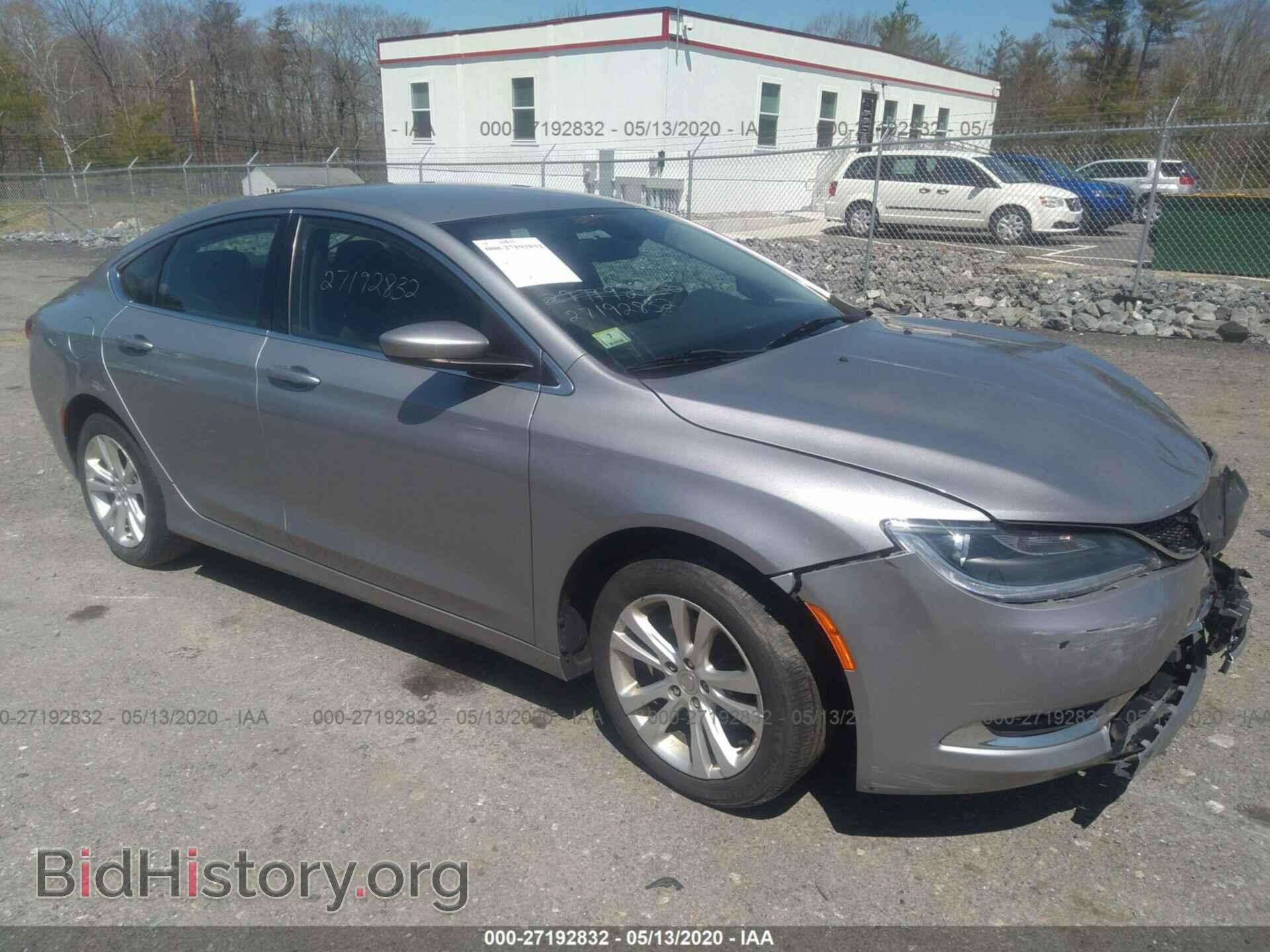 Фотография 1C3CCCAB3FN504886 - CHRYSLER 200 2015