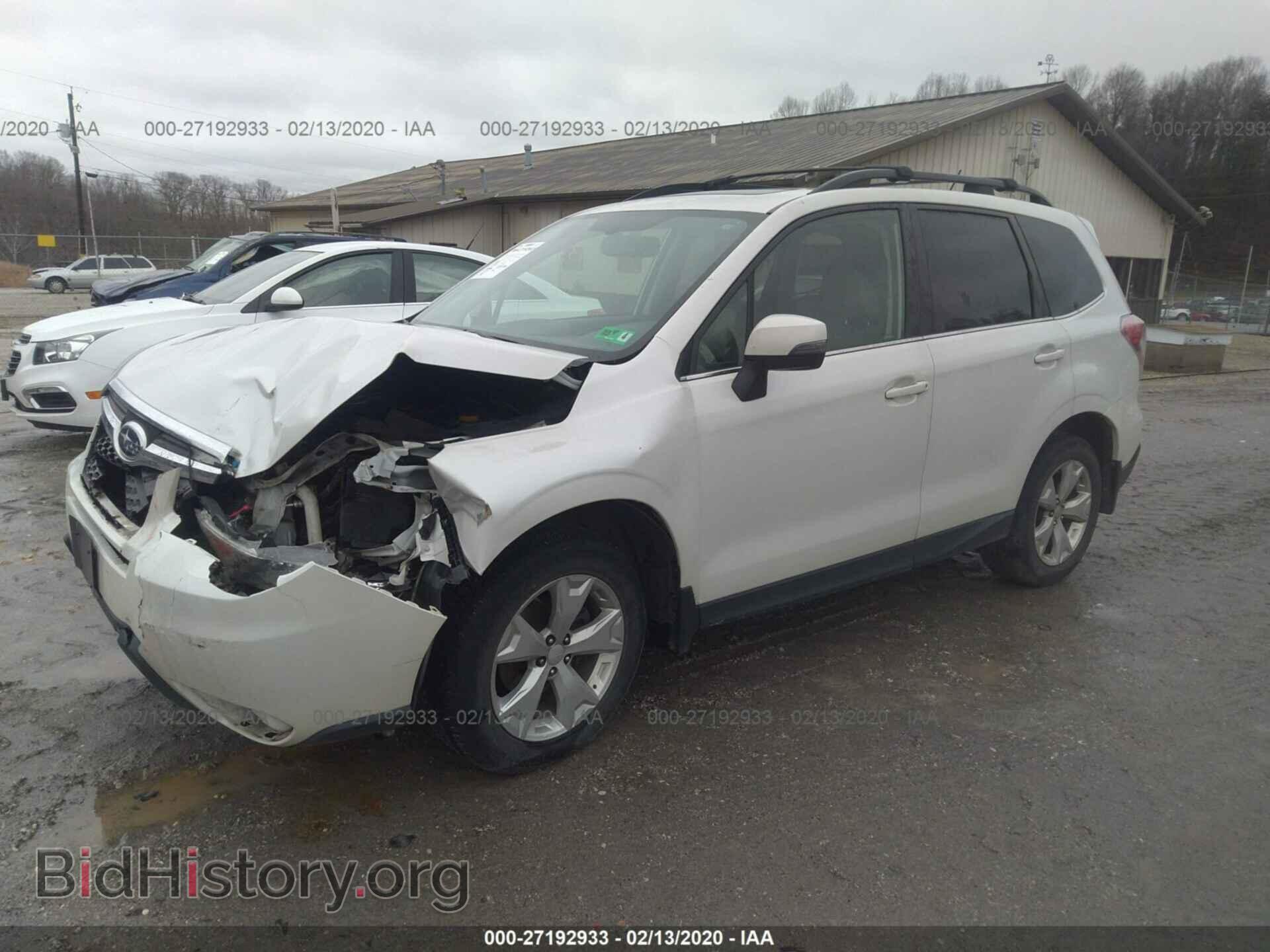 2014 SUBARU FORESTER - VIN: JF2SJAMC8EH504256 - Фото 2