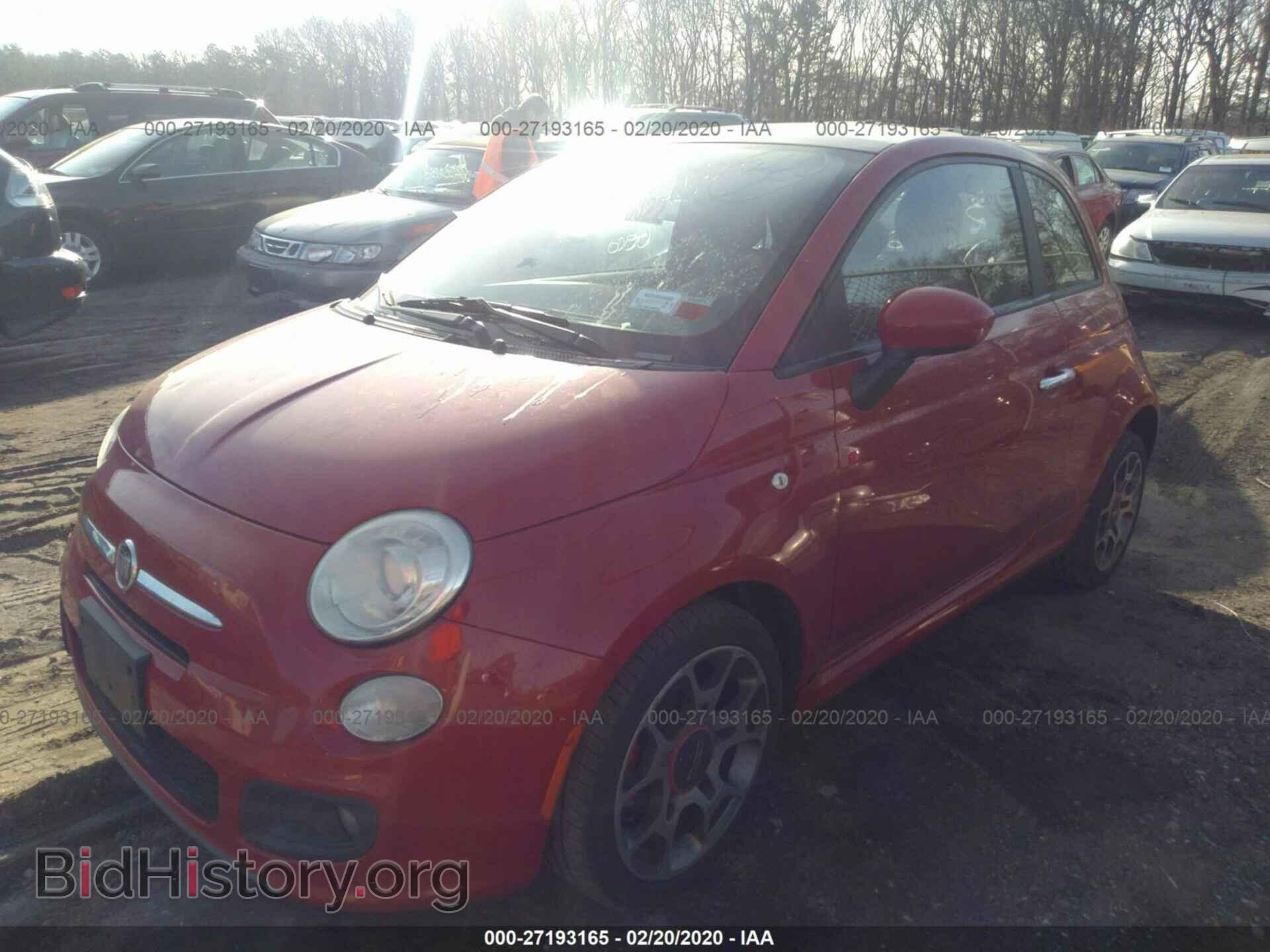 2012 FIAT 500 - VIN: 3C3CFFBR5CT112184 - Фото 2