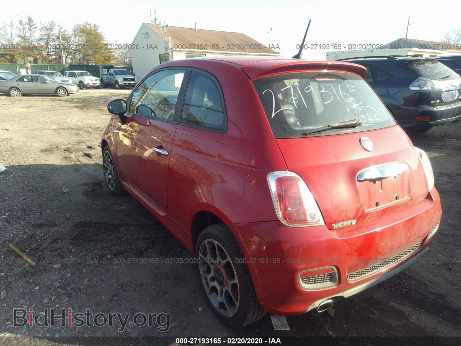 2012 FIAT 500 - VIN: 3C3CFFBR5CT112184 - Фото 3