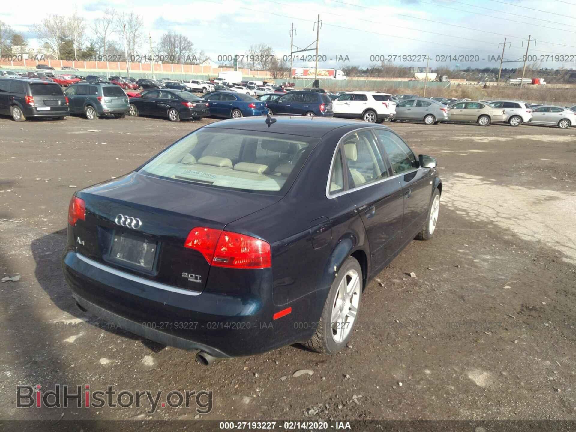 2007 AUDI A4 - VIN: WAUDF78E77A048394 - Photo 4