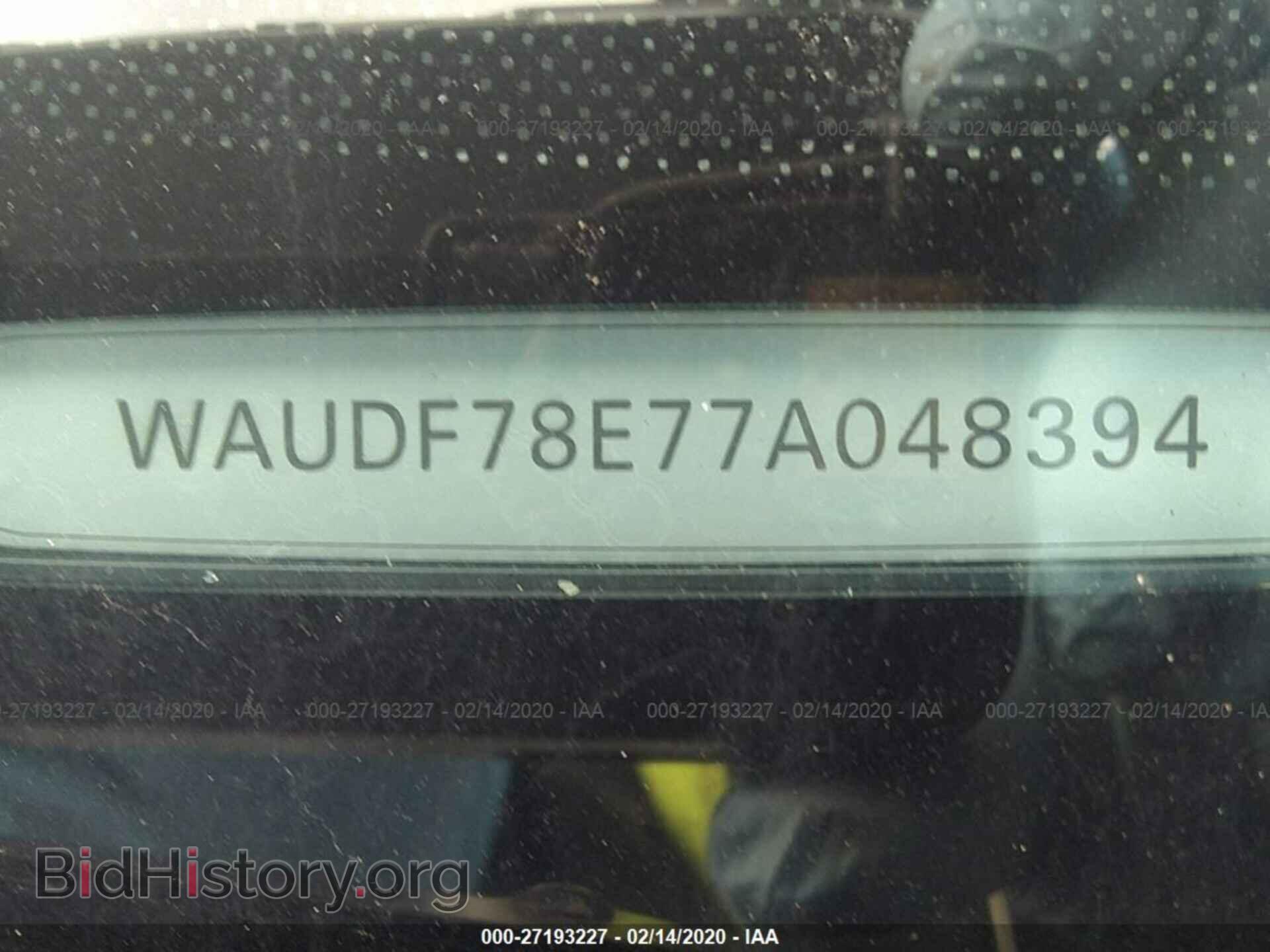 2007 AUDI A4 - VIN: WAUDF78E77A048394 - Photo 9