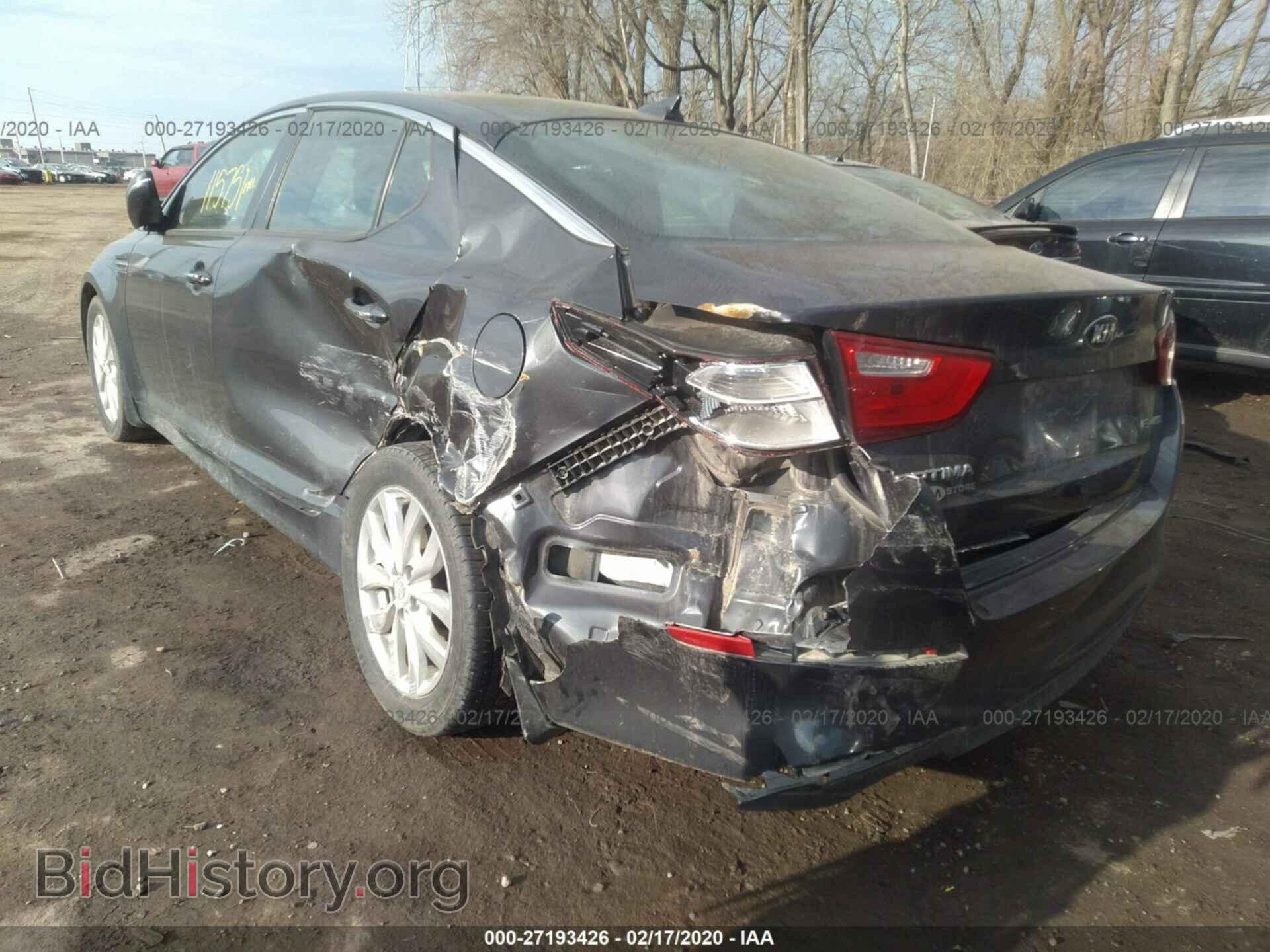 2015 KIA OPTIMA - VIN: 5XXGN4A77FG489622 - Фото 3