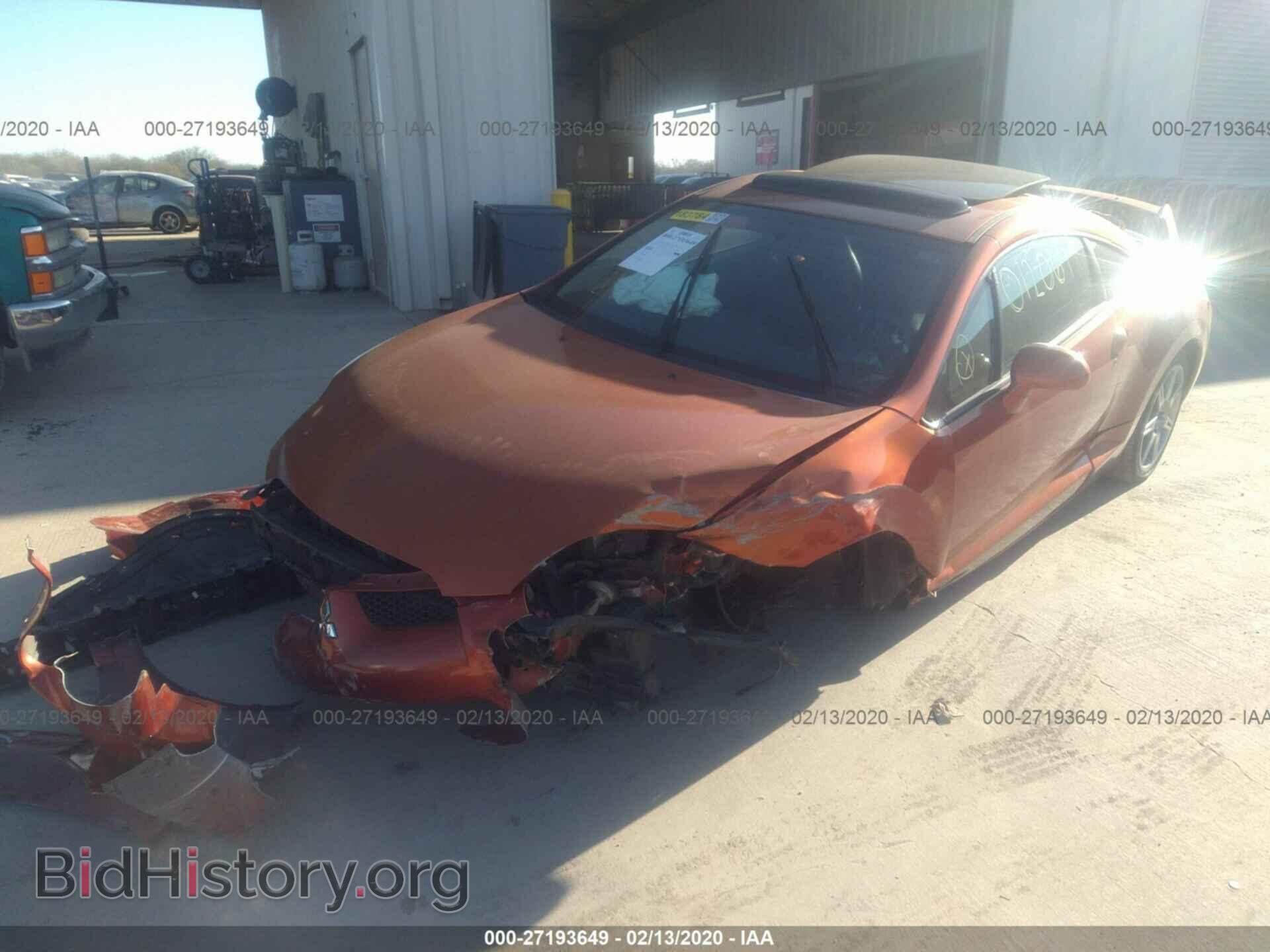 2008 MITSUBISHI ECLIPSE - VIN: 4A3AK64F18E012069 - Фото 2