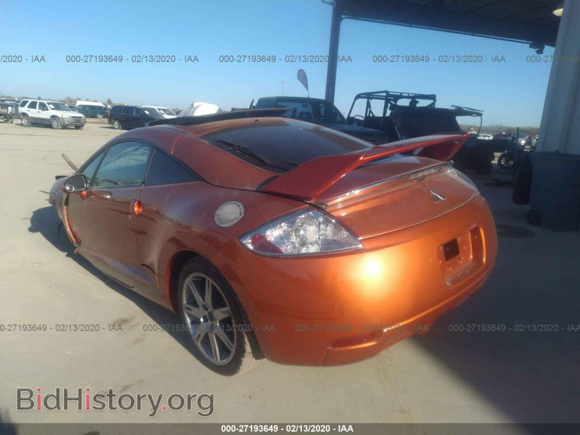 2008 MITSUBISHI ECLIPSE - VIN: 4A3AK64F18E012069 - Фото 3