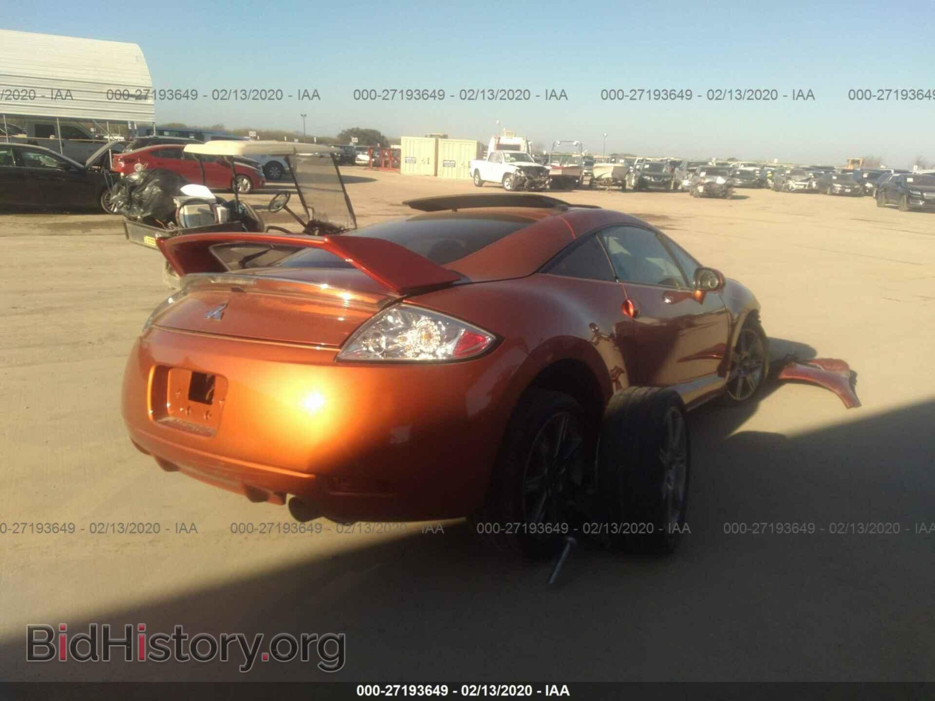 2008 MITSUBISHI ECLIPSE - VIN: 4A3AK64F18E012069 - Фото 4
