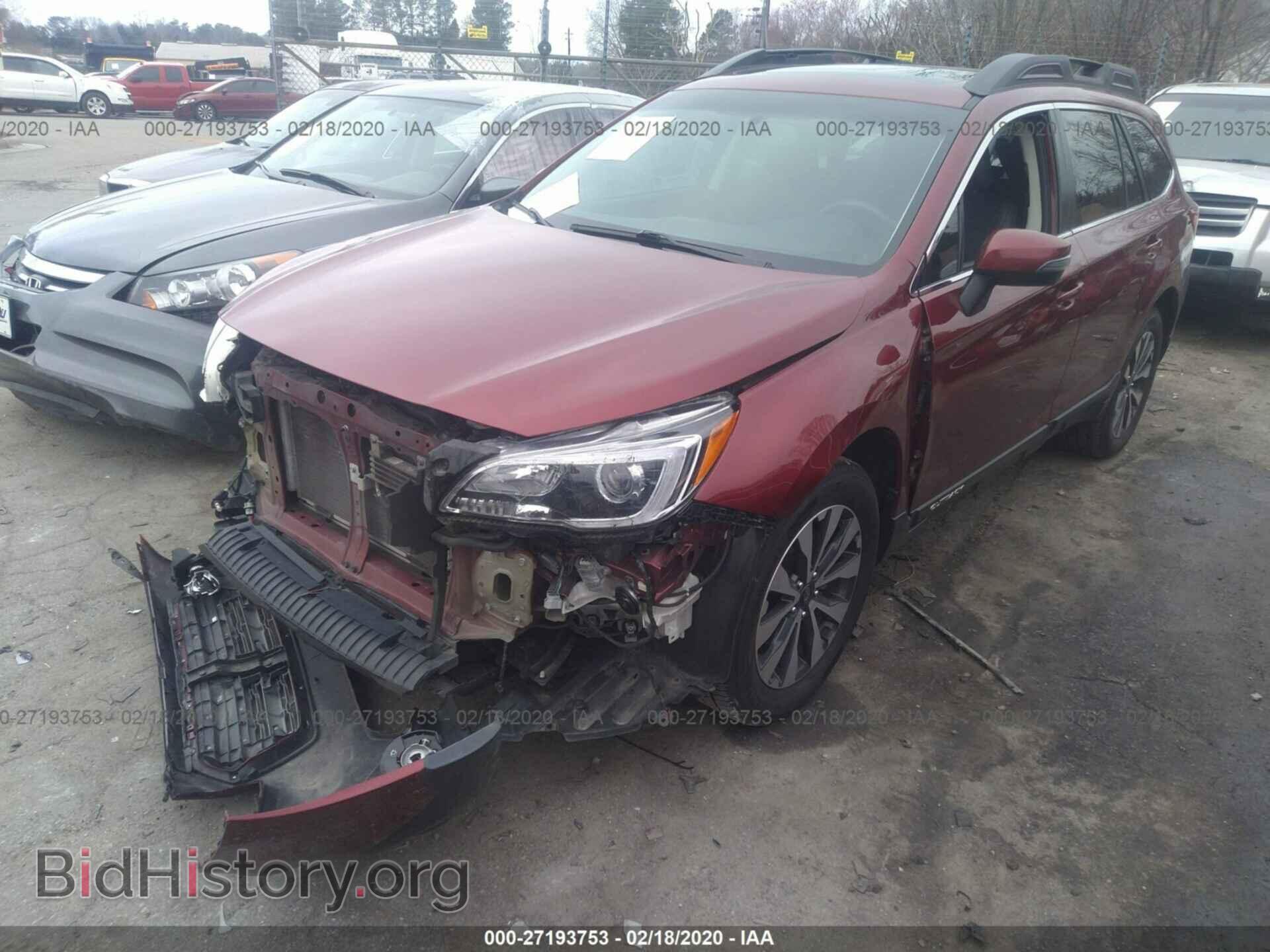 2015 SUBARU OUTBACK - VIN: 4S4BSBLC7F3249113 - Фото 2