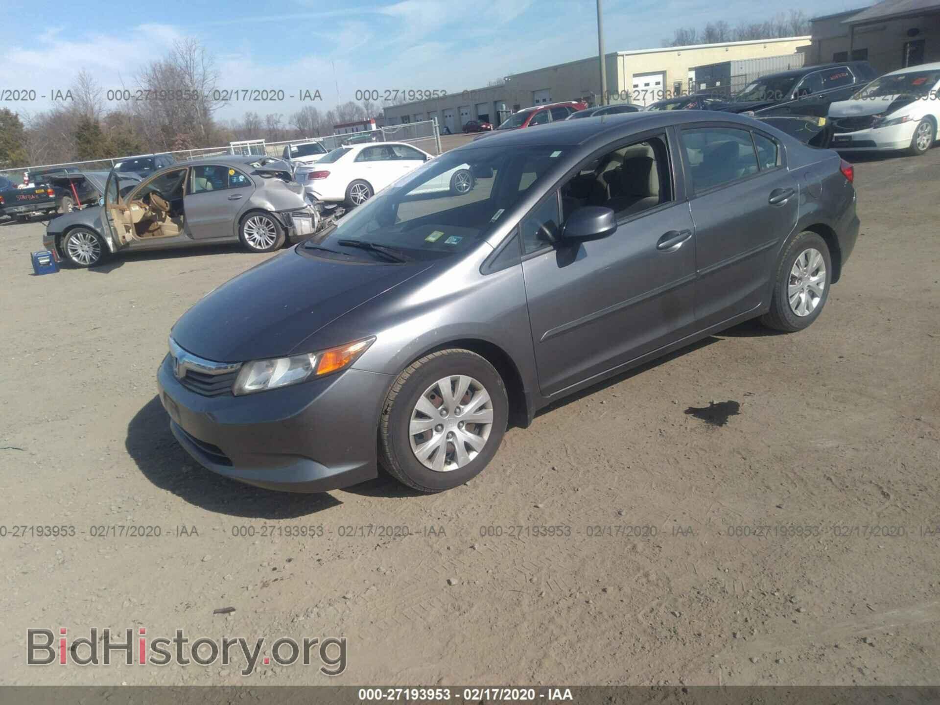 2012 HONDA CIVIC - VIN: 19XFB2F5XCE063945 - Фото 2