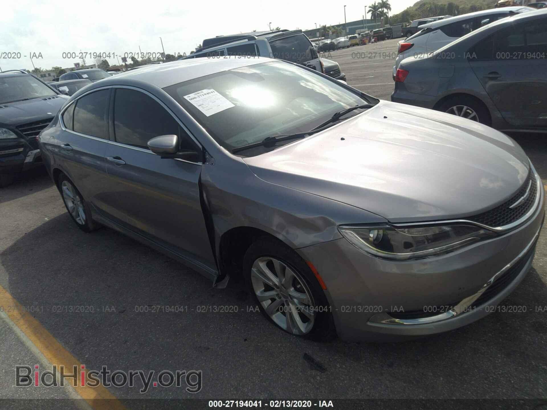 Photo 1C3CCCAB1FN596189 - CHRYSLER 200 2015