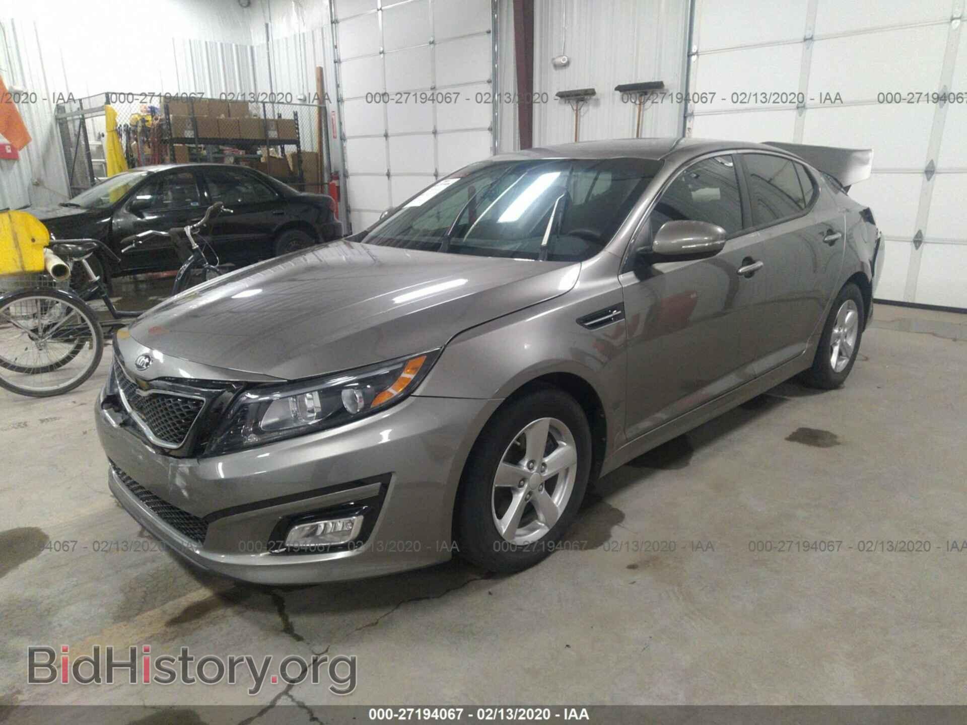 2015 KIA OPTIMA - VIN: 5XXGM4A71FG447594 - Photo 2