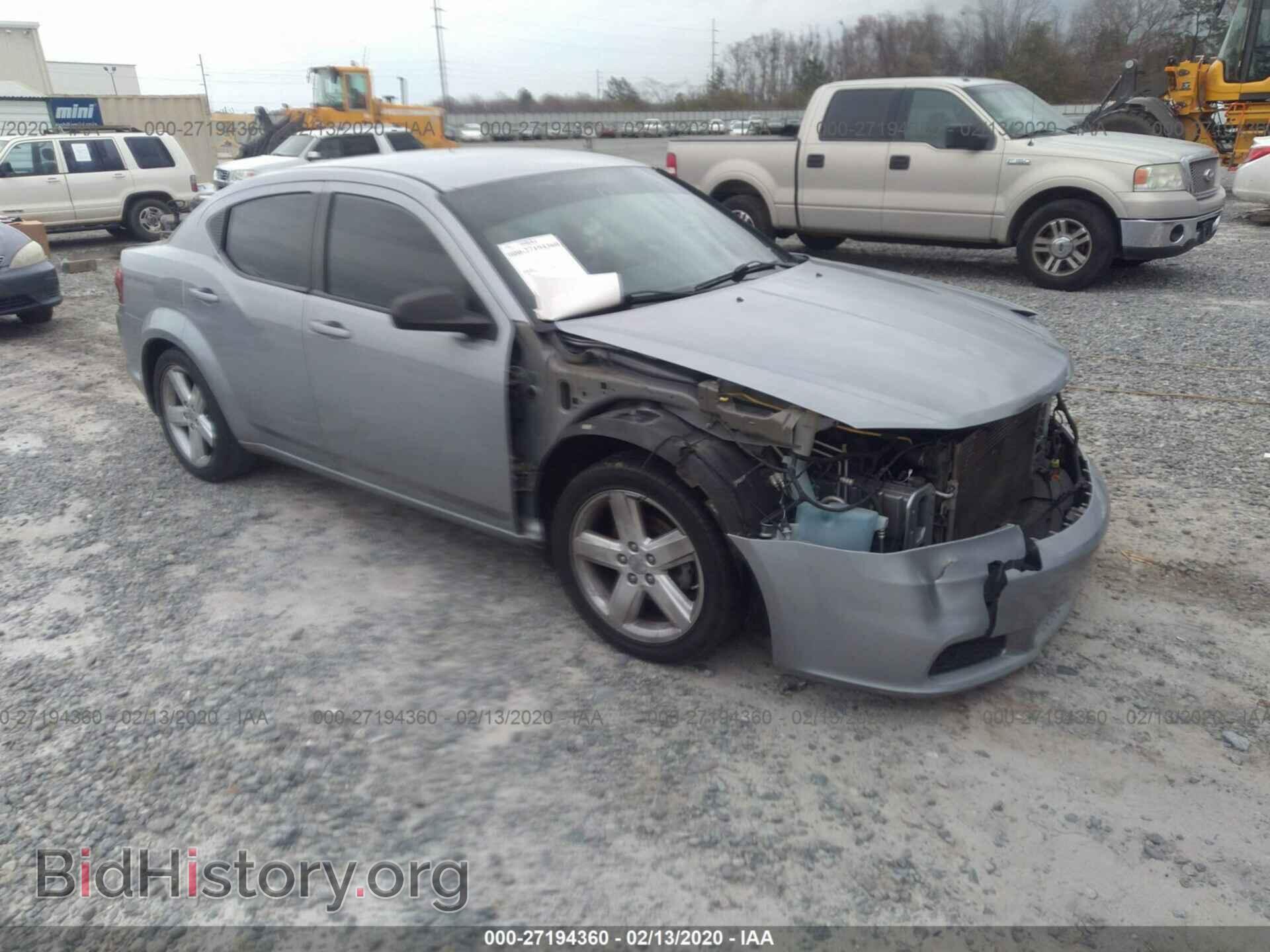 Фотография 1C3CDZAB9DN661237 - DODGE AVENGER 2013