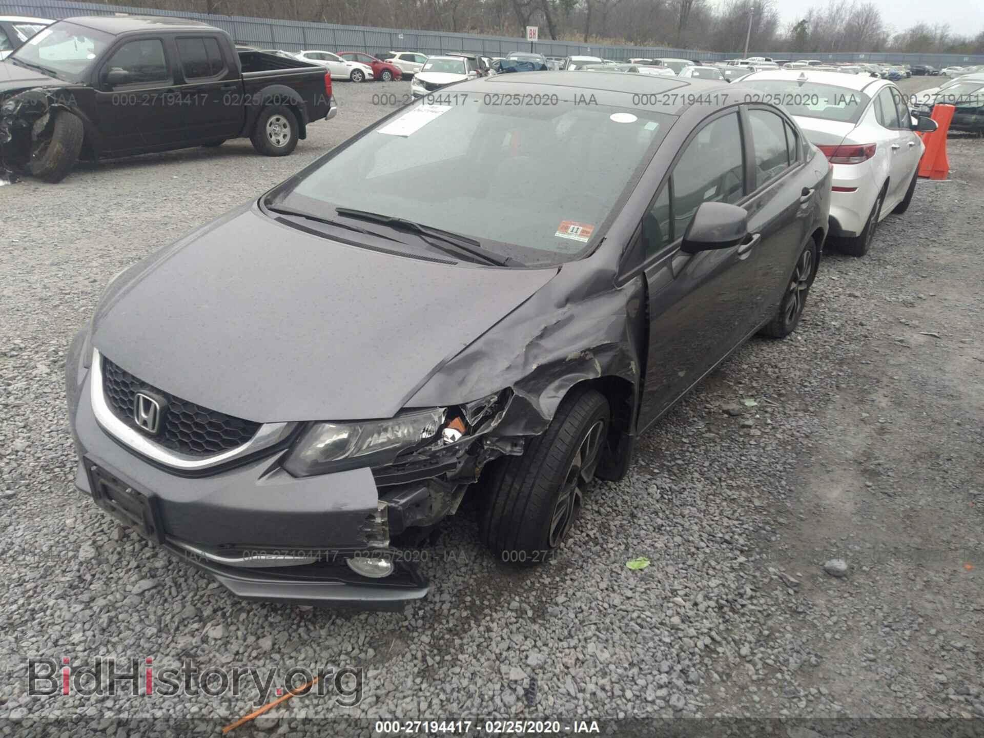2013 HONDA CIVIC SDN - VIN: 19XFB2F93DE287160 - Фото 2