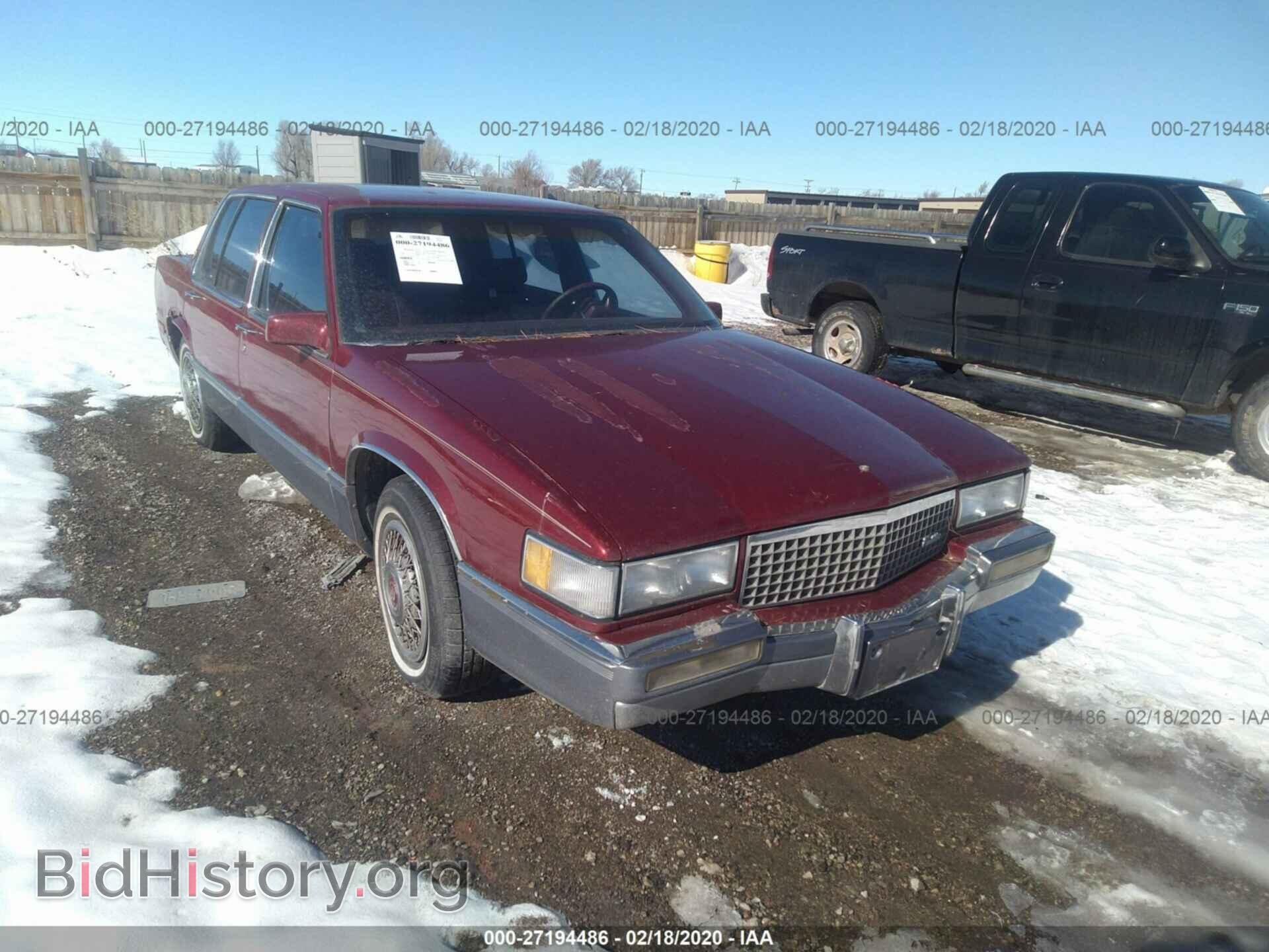 Фотография 1G6CD5330L4343072 - CADILLAC DEVILLE 1990