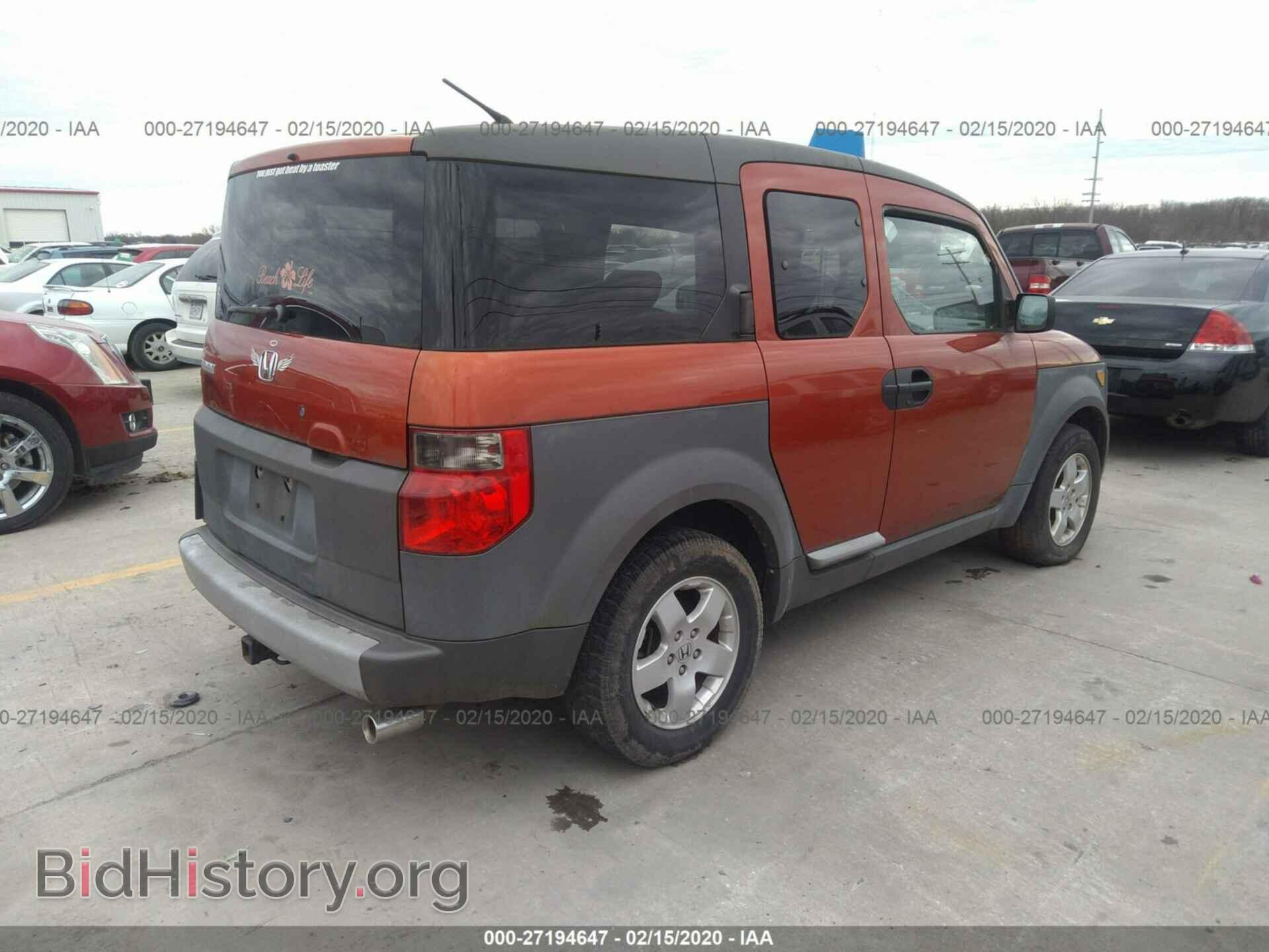 2003 HONDA ELEMENT - VIN: 5J6YH28523L037278 - Фото 4
