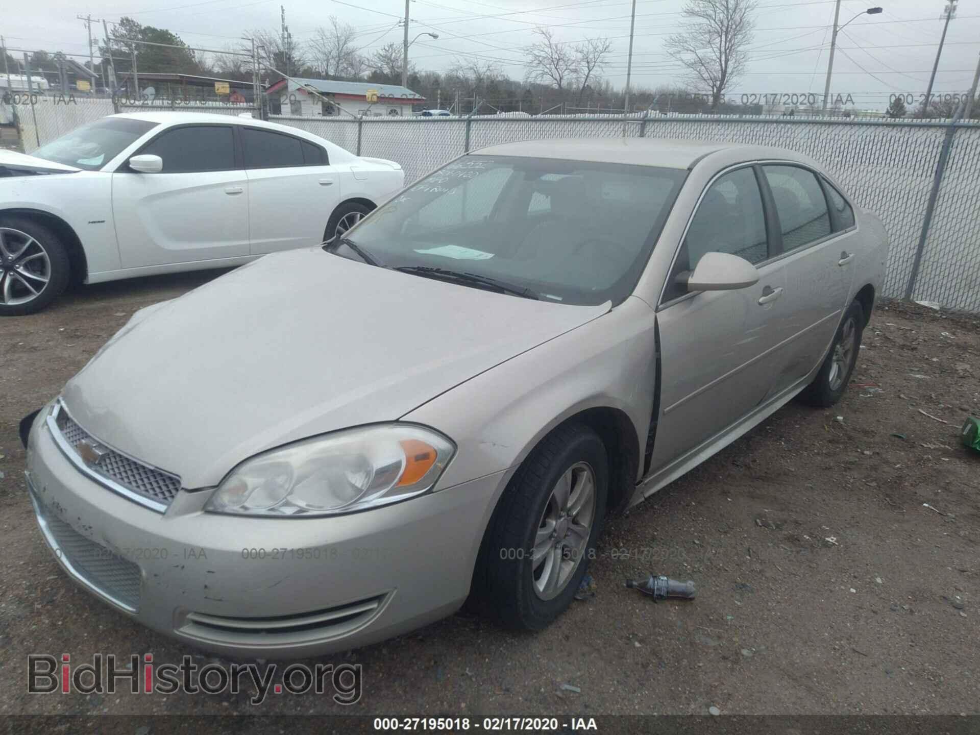 2012 CHEVROLET IMPALA - VIN: 2G1WF5E38C1166552 - Фото 2
