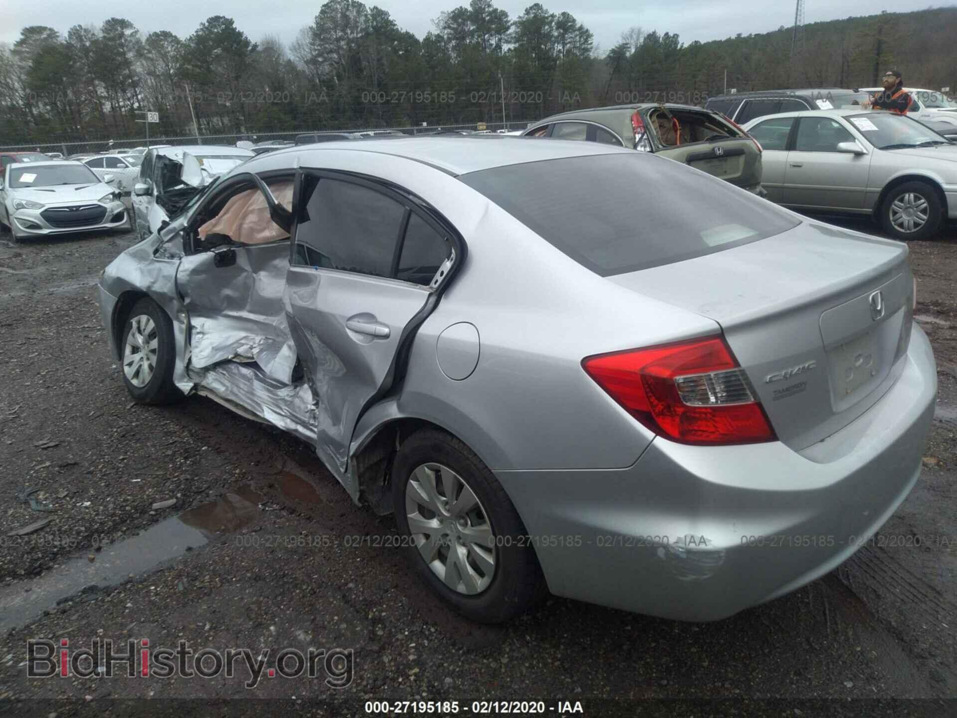 2012 HONDA CIVIC - VIN: 19XFB2F59CE086830 - Фото 3