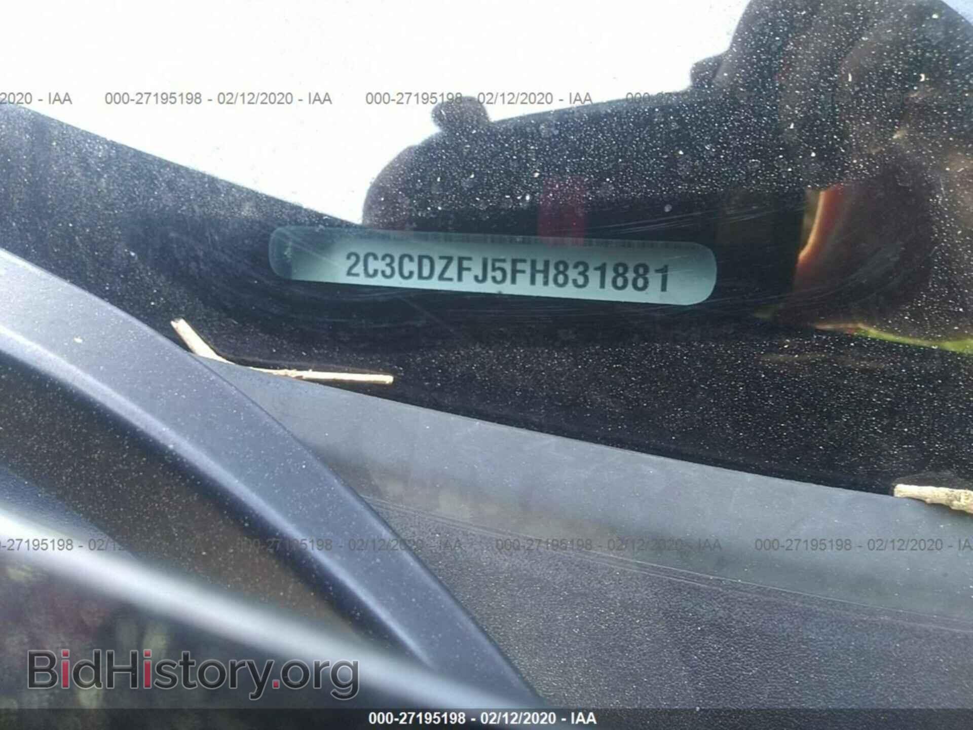 2015 DODGE CHALLENGER - VIN: 2C3CDZFJ5FH831881 - Фото 9