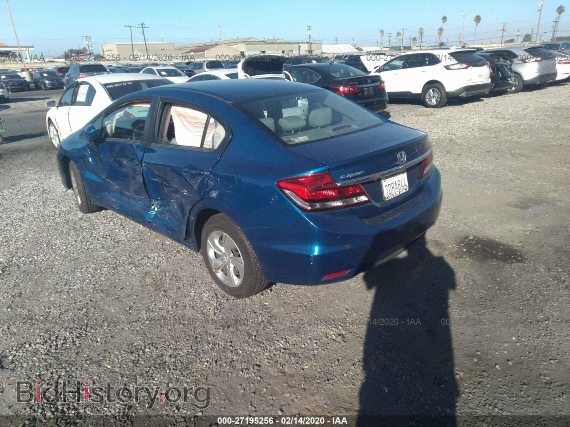 2014 HONDA CIVIC - VIN: 19XFB2F58EE209570 - Фото 3