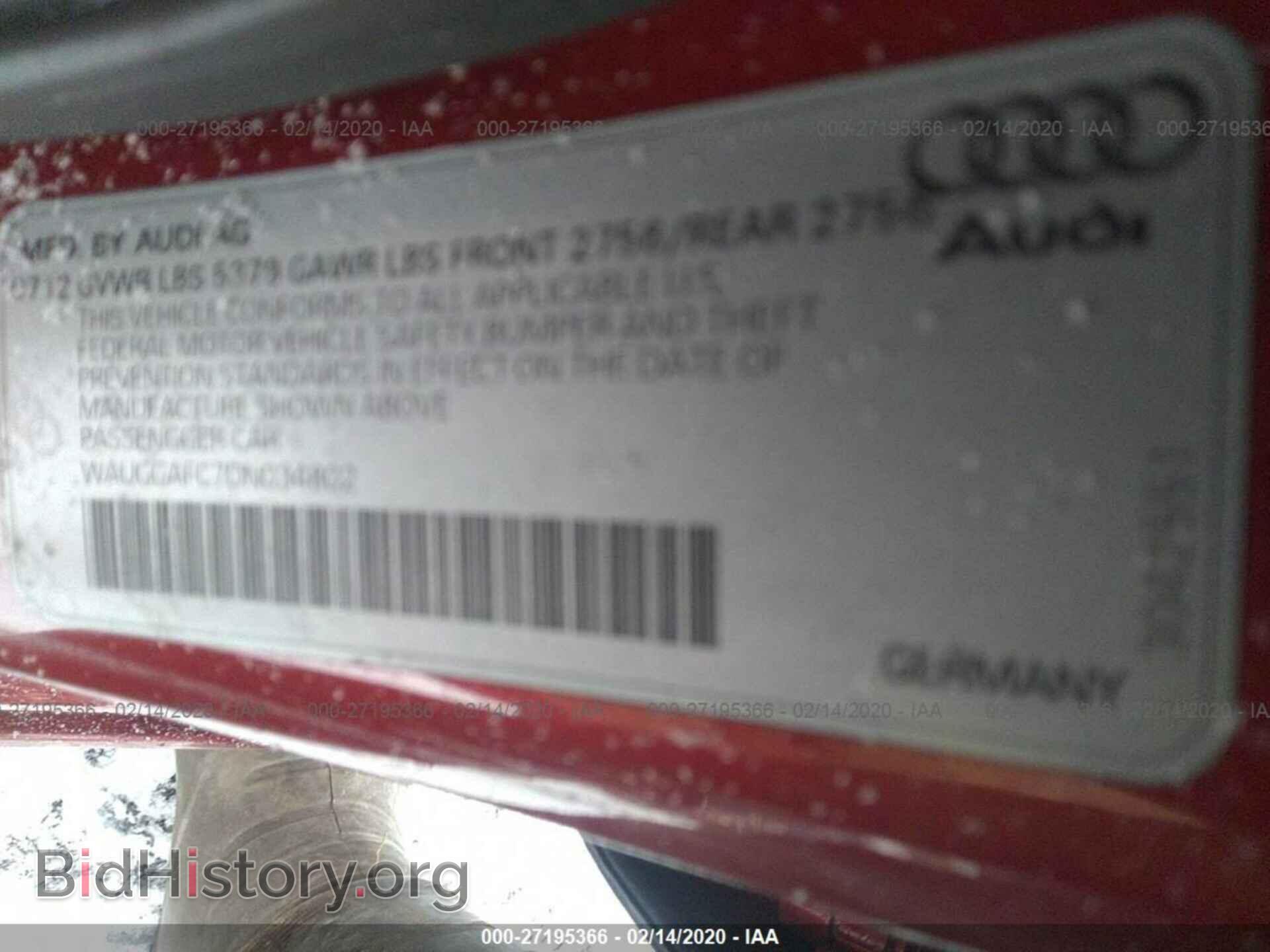 2013 AUDI A6 - VIN: WAUGGAFC7DN034802 - Photo 9
