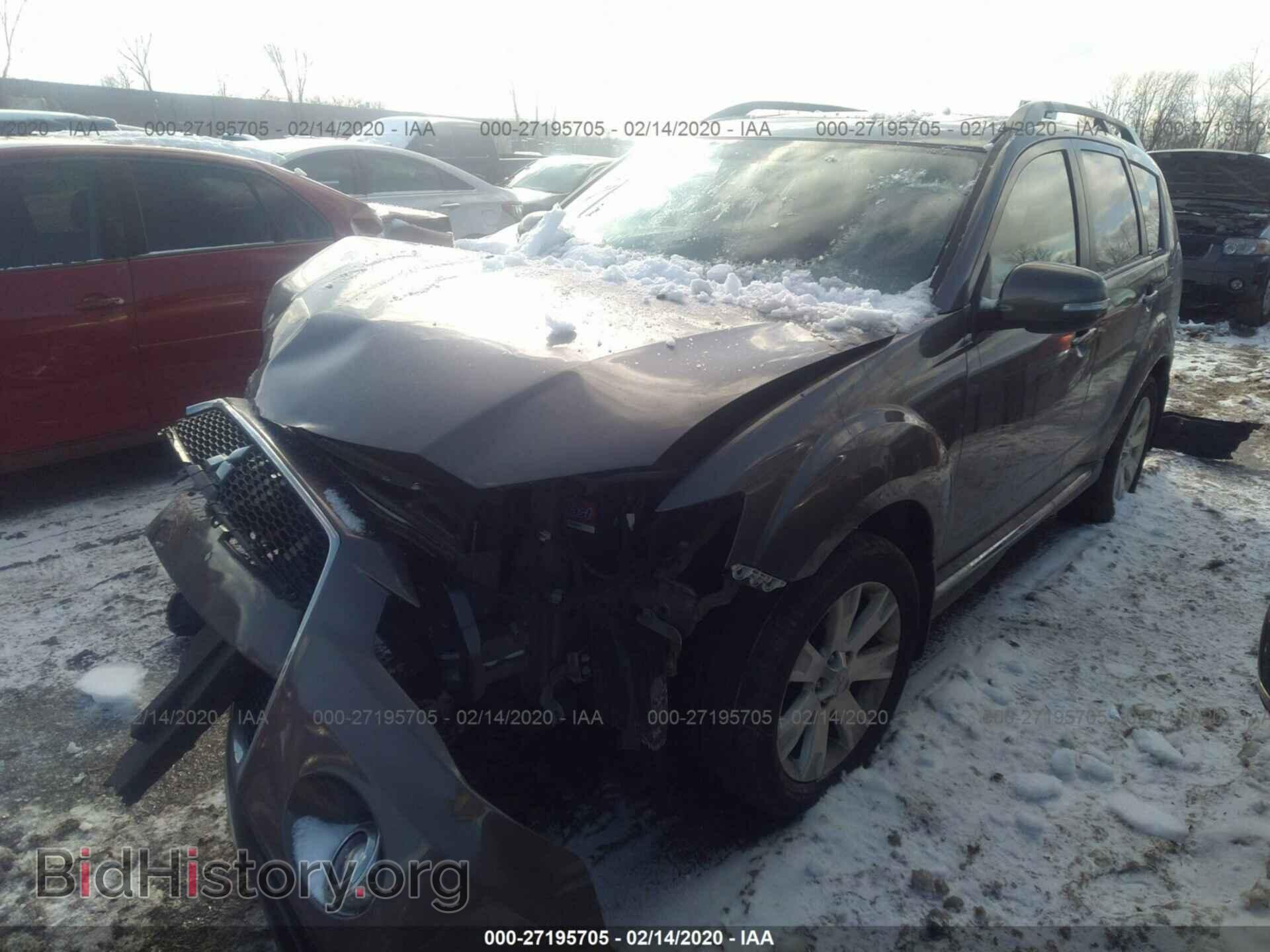 2012 MITSUBISHI OUTLANDER - VIN: JA4AS3AWXCU005295 - Фото 2