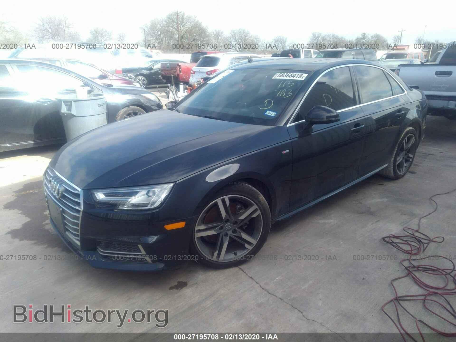 2018 AUDI A4 - VIN: WAULMAF44JA113783 - Фото 2