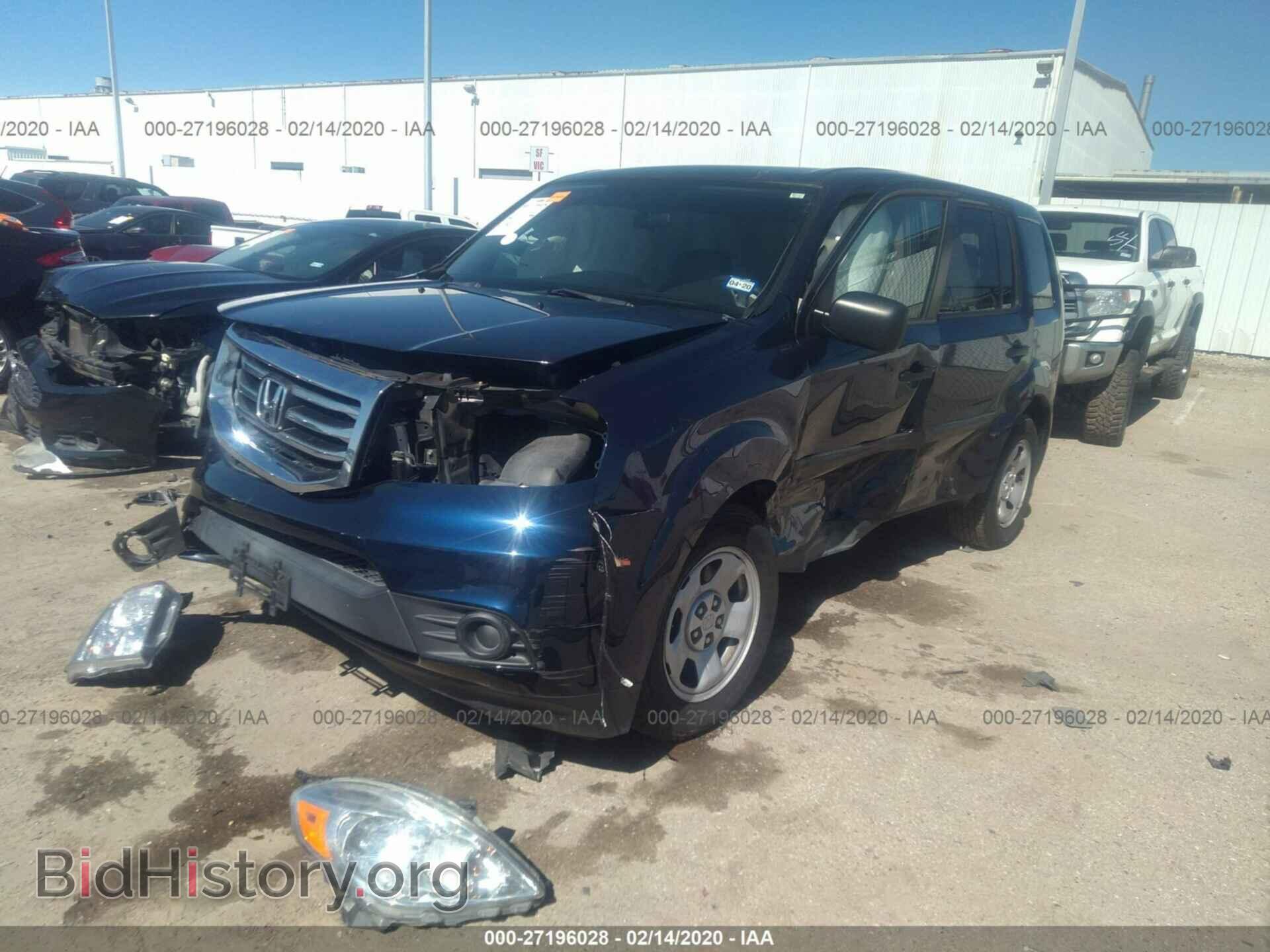 2015 HONDA PILOT - VIN: 5FNYF4H22FB044266 - Фото 2