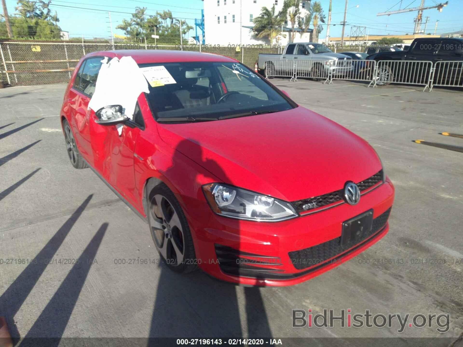 Photo 3VW4T7AU4HM073719 - VOLKSWAGEN GTI 2017