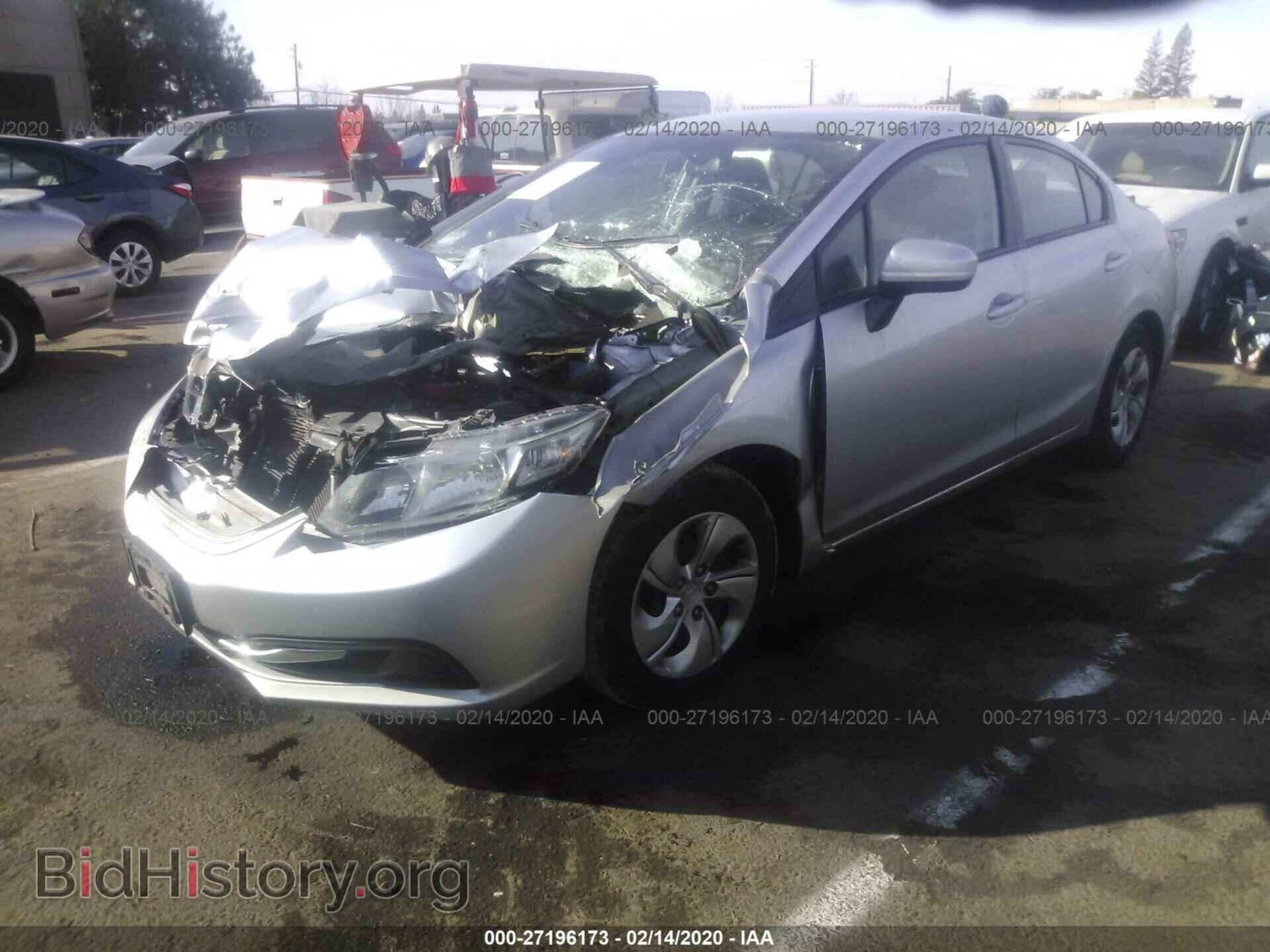 2014 HONDA CIVIC - VIN: 19XFB2F5XEE222322 - Фото 2