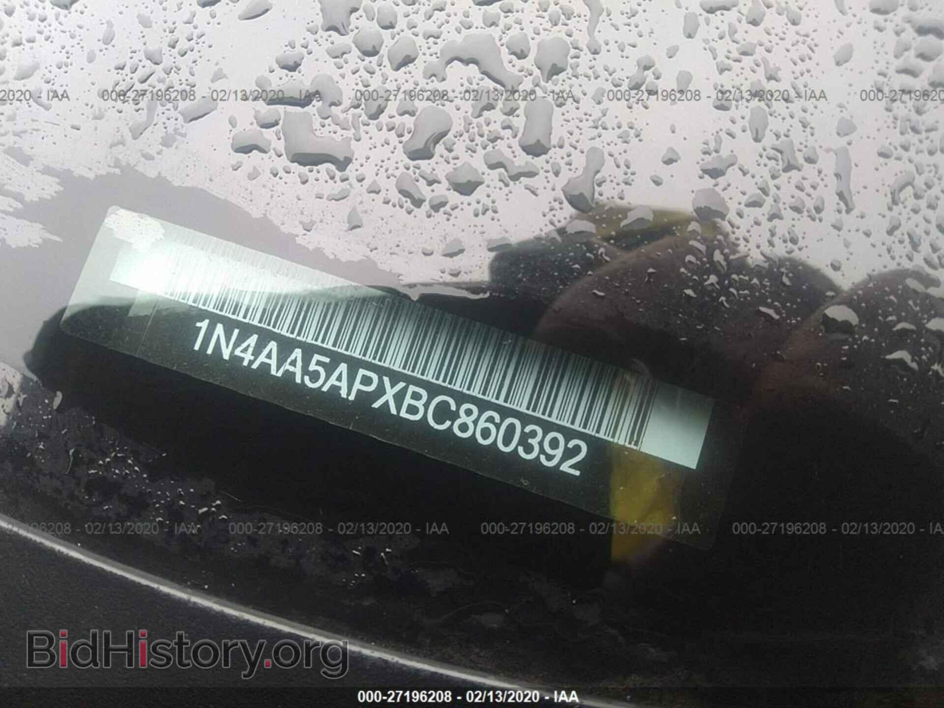 2011 NISSAN MAXIMA - VIN: 1N4AA5APXBC860392 - Фото 9