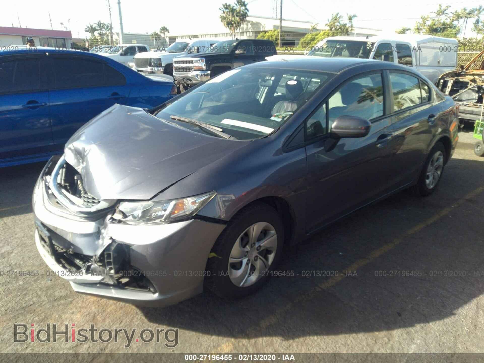 2014 HONDA CIVIC - VIN: 19XFB2F57EE072170 - Фото 2