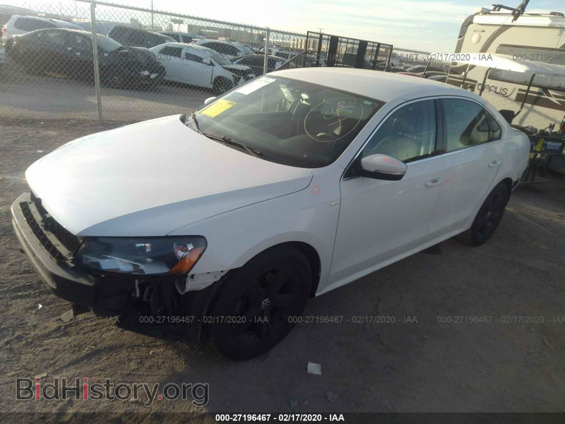 2014 VOLKSWAGEN PASSAT - VIN: 1VWAT7A31EC031449 - Фото 2