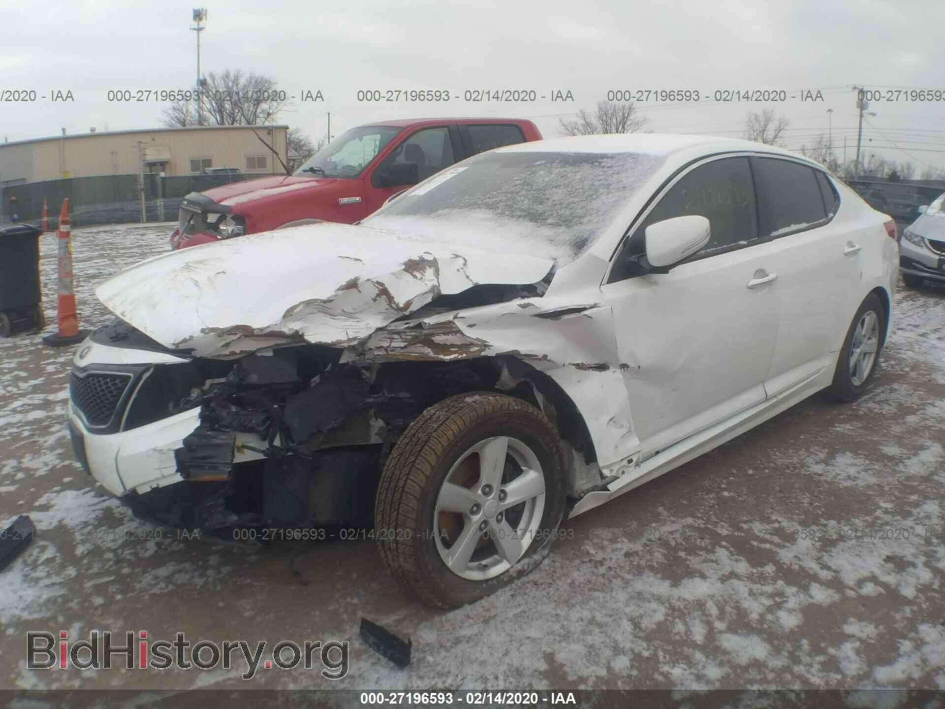 2014 KIA OPTIMA - VIN: KNAGM4A79E5470086 - Фото 2