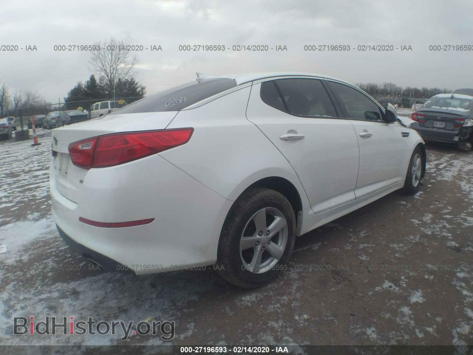 2014 KIA OPTIMA - VIN: KNAGM4A79E5470086 - Фото 4