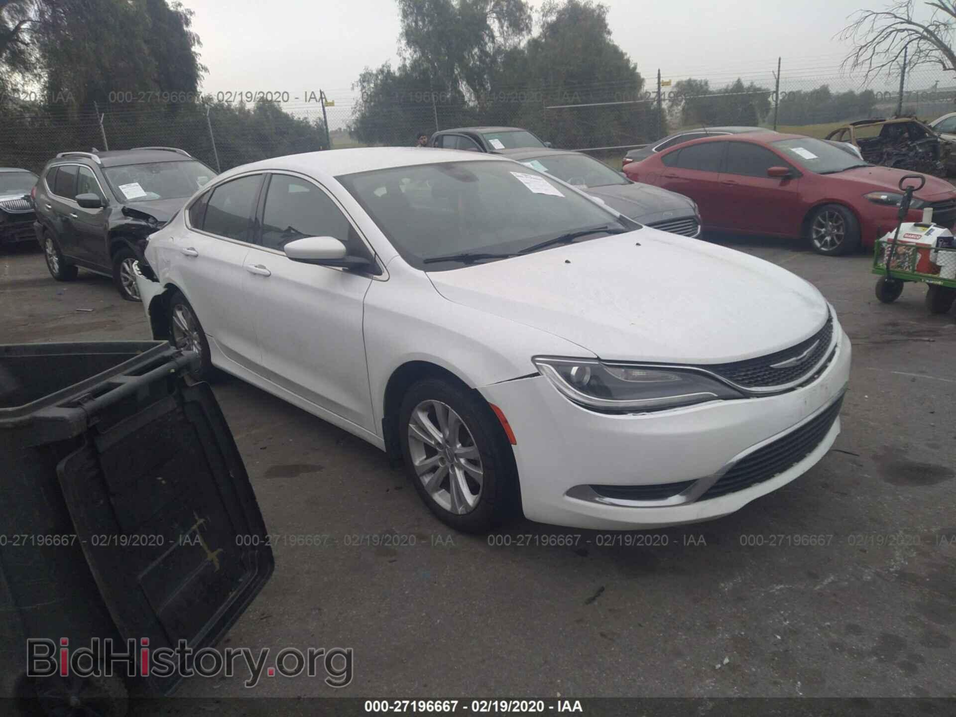 Фотография 1C3CCCAB3FN747484 - CHRYSLER 200 2015