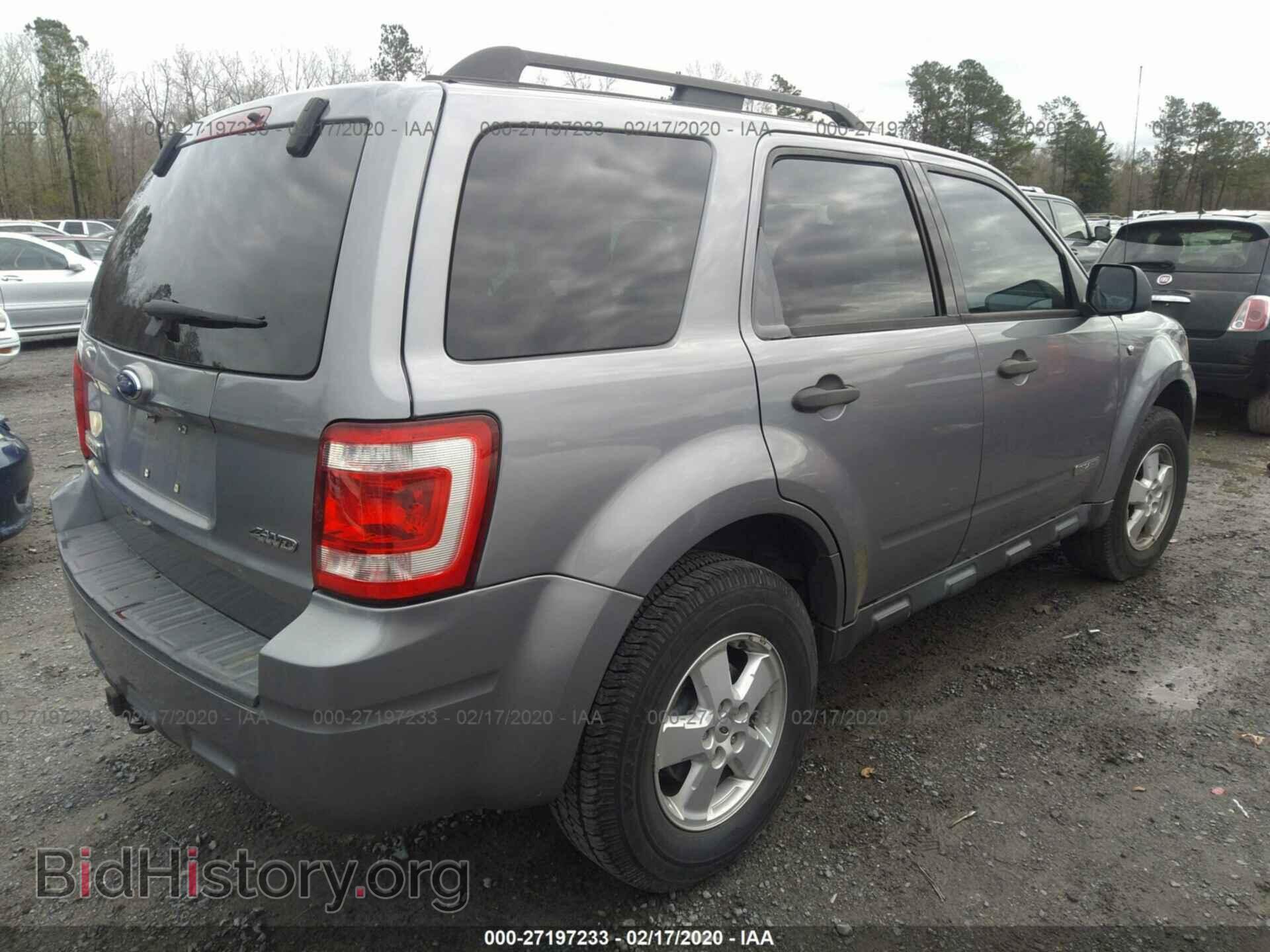 2008 FORD ESCAPE - VIN: 1FMCU93148KB15545 - Фото 4