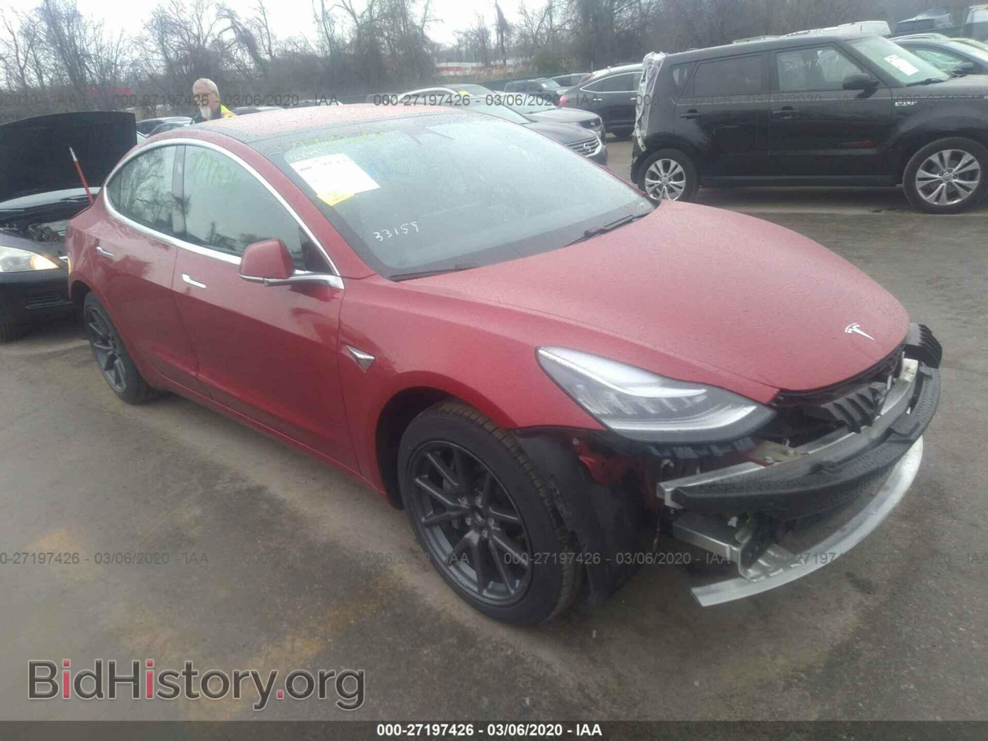 Photo 5YJ3E1EA7JF030752 - TESLA MODEL 3 2018