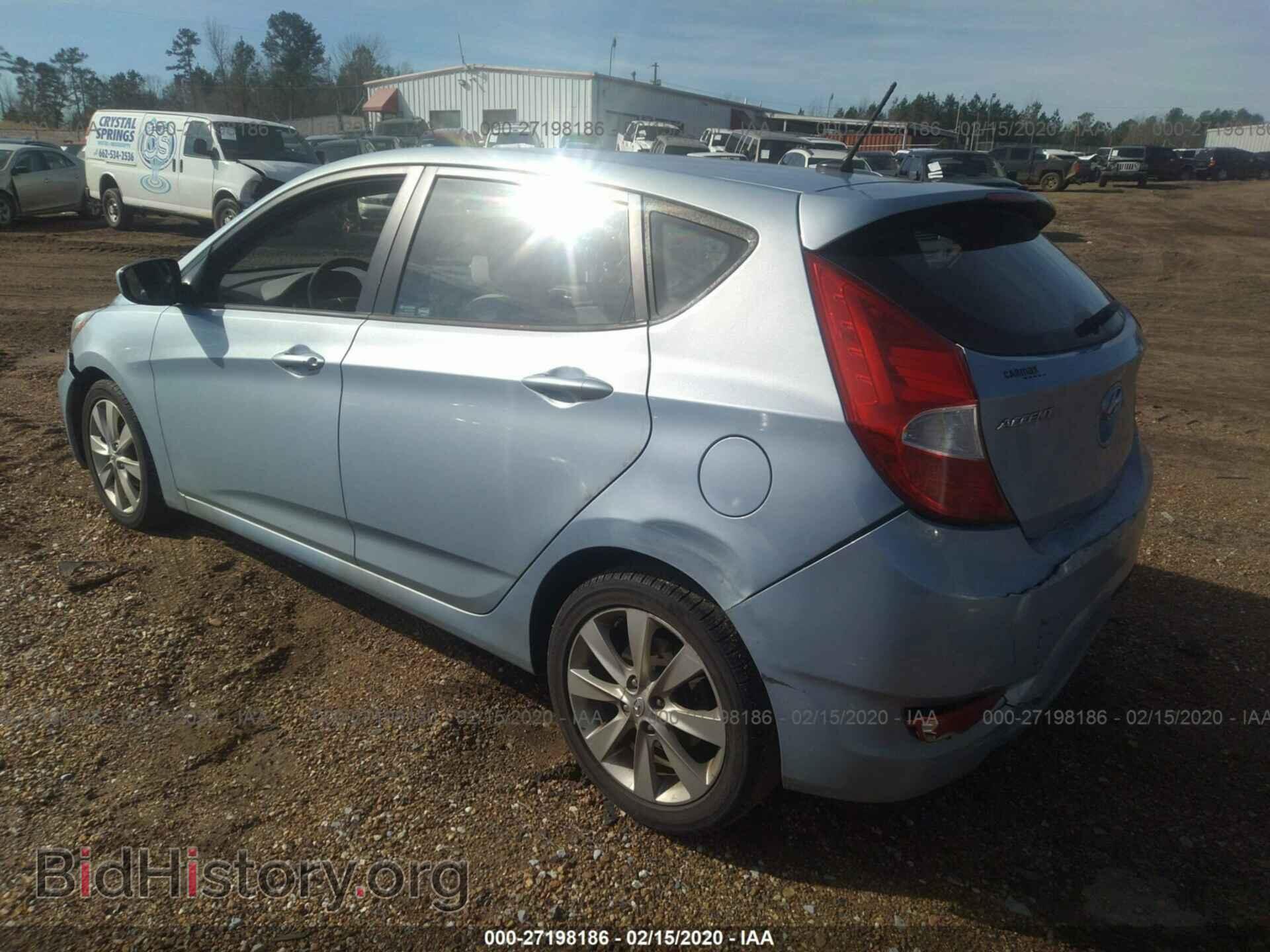 2012 HYUNDAI ACCENT - VIN: KMHCU5AE9CU027828 - Фото 3