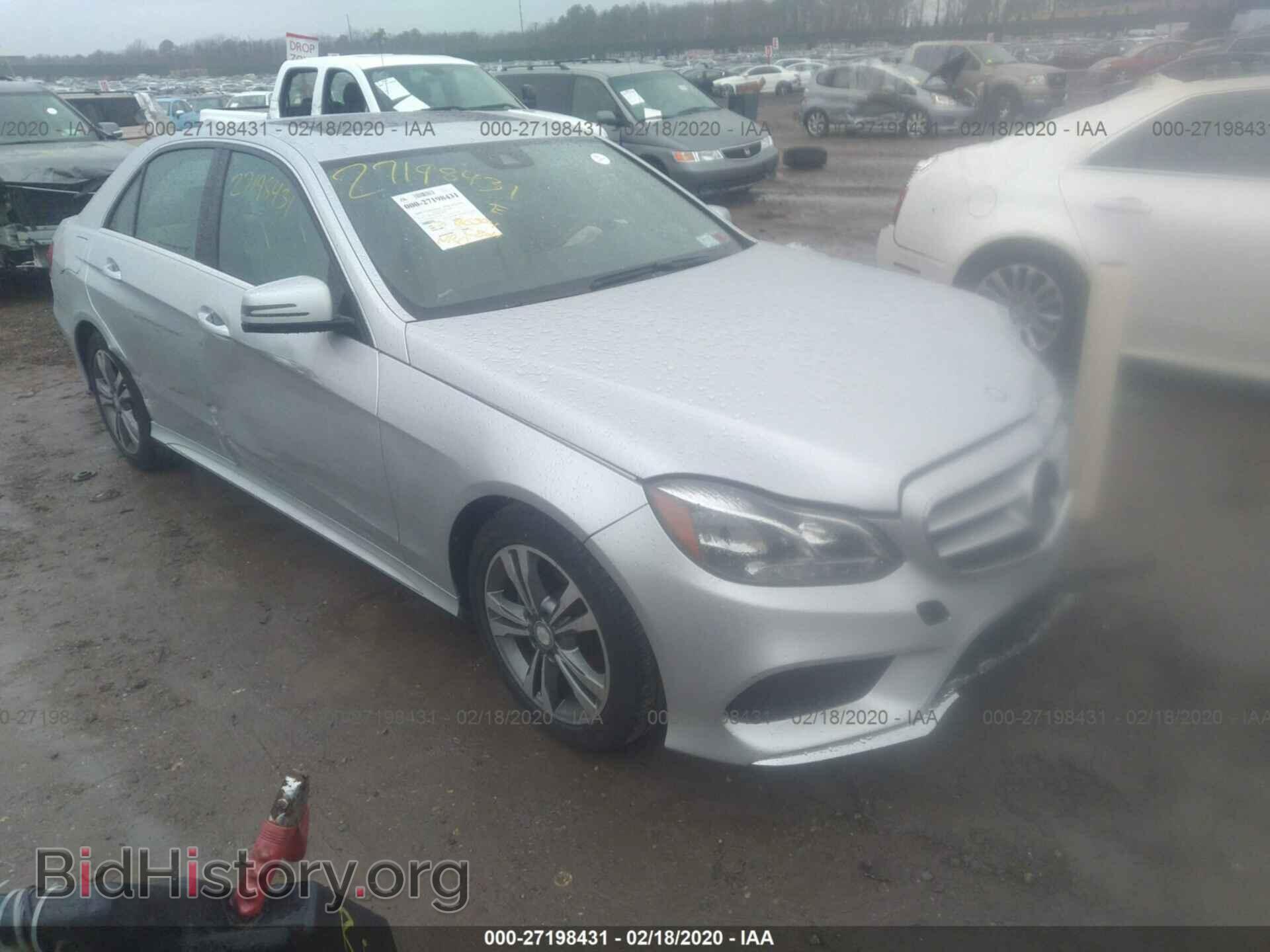 Photo WDDHF8JB5GB192567 - MERCEDES-BENZ E 2016