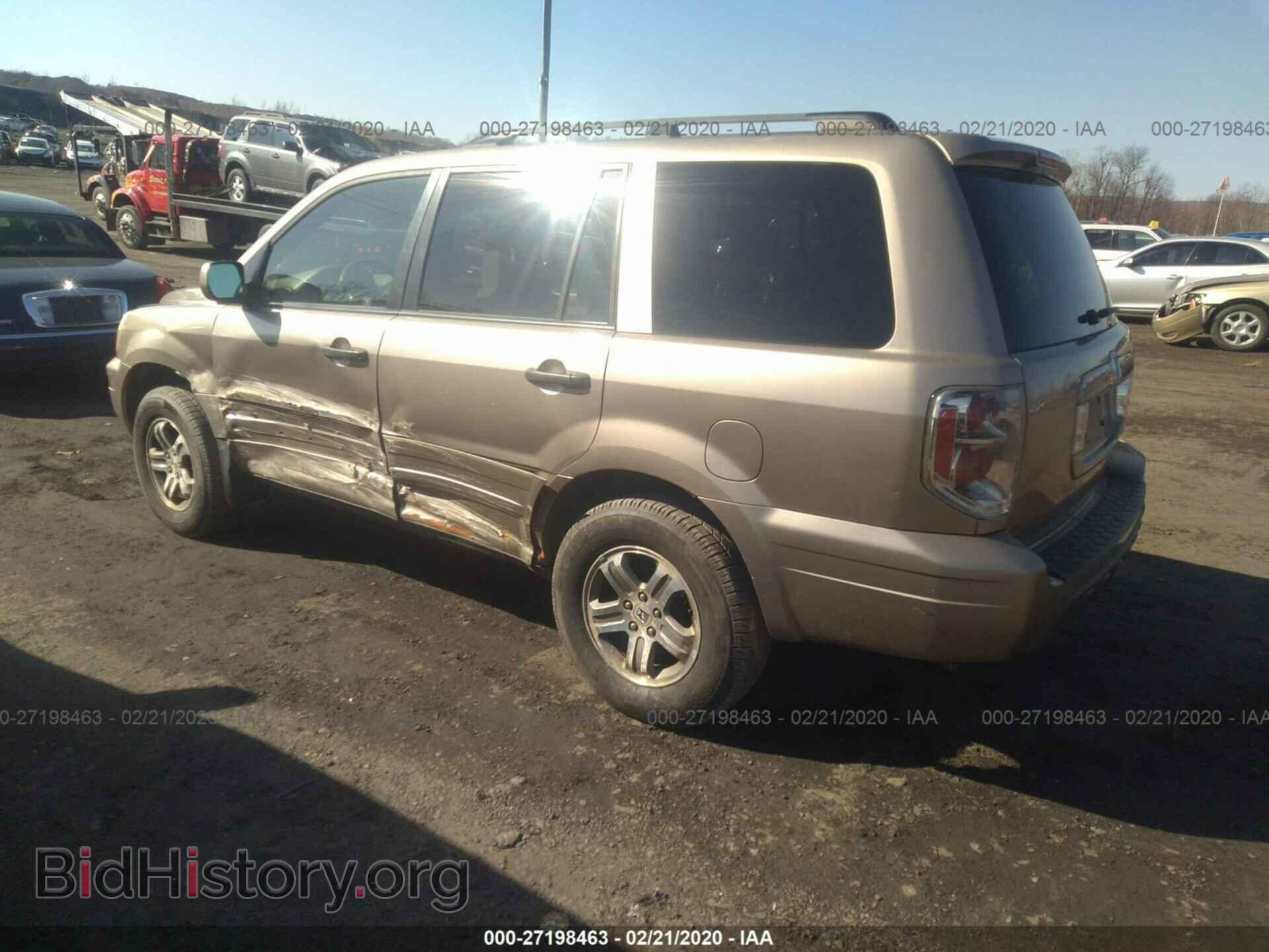 2005 HONDA PILOT - VIN: 5FNYF18455B051713 - Фото 2