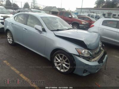 2012 Lexus IS 250, голубой — VIN JTHCF5C25C5057595, IAAI