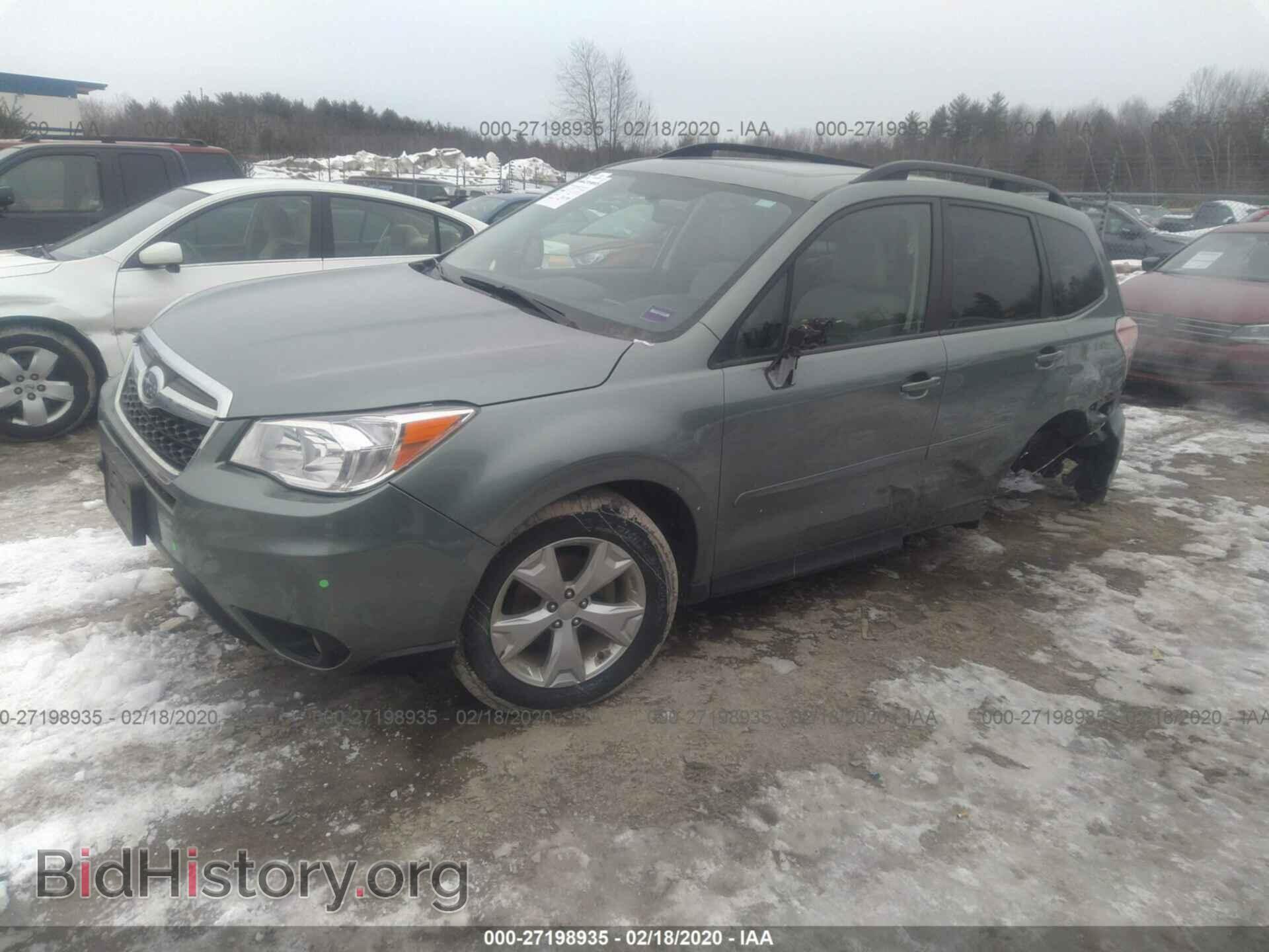 2014 SUBARU FORESTER - VIN: JF2SJAEC3EH463534 - Фото 2