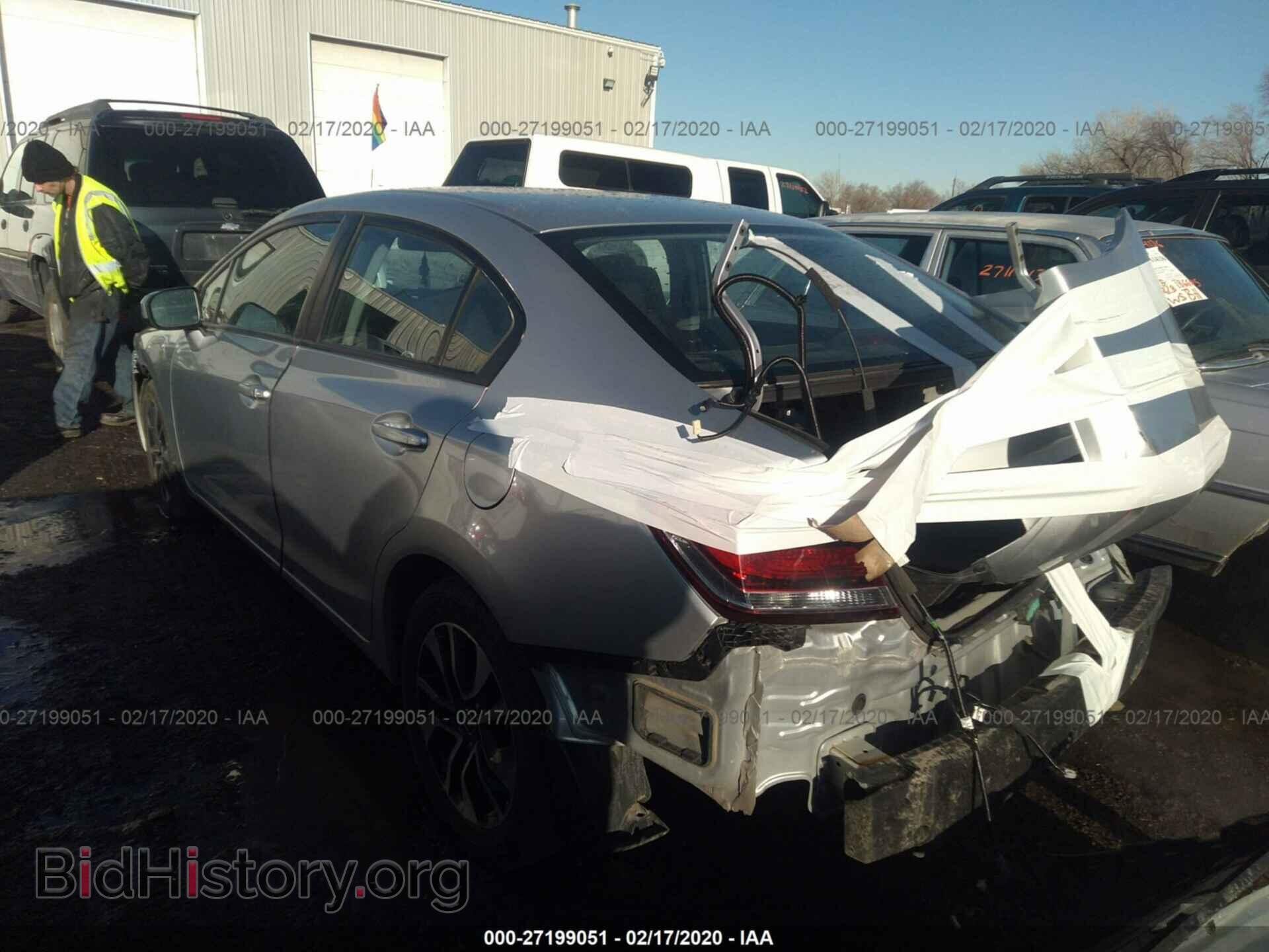 2014 HONDA CIVIC - VIN: 19XFB2F83EE012722 - Фото 3